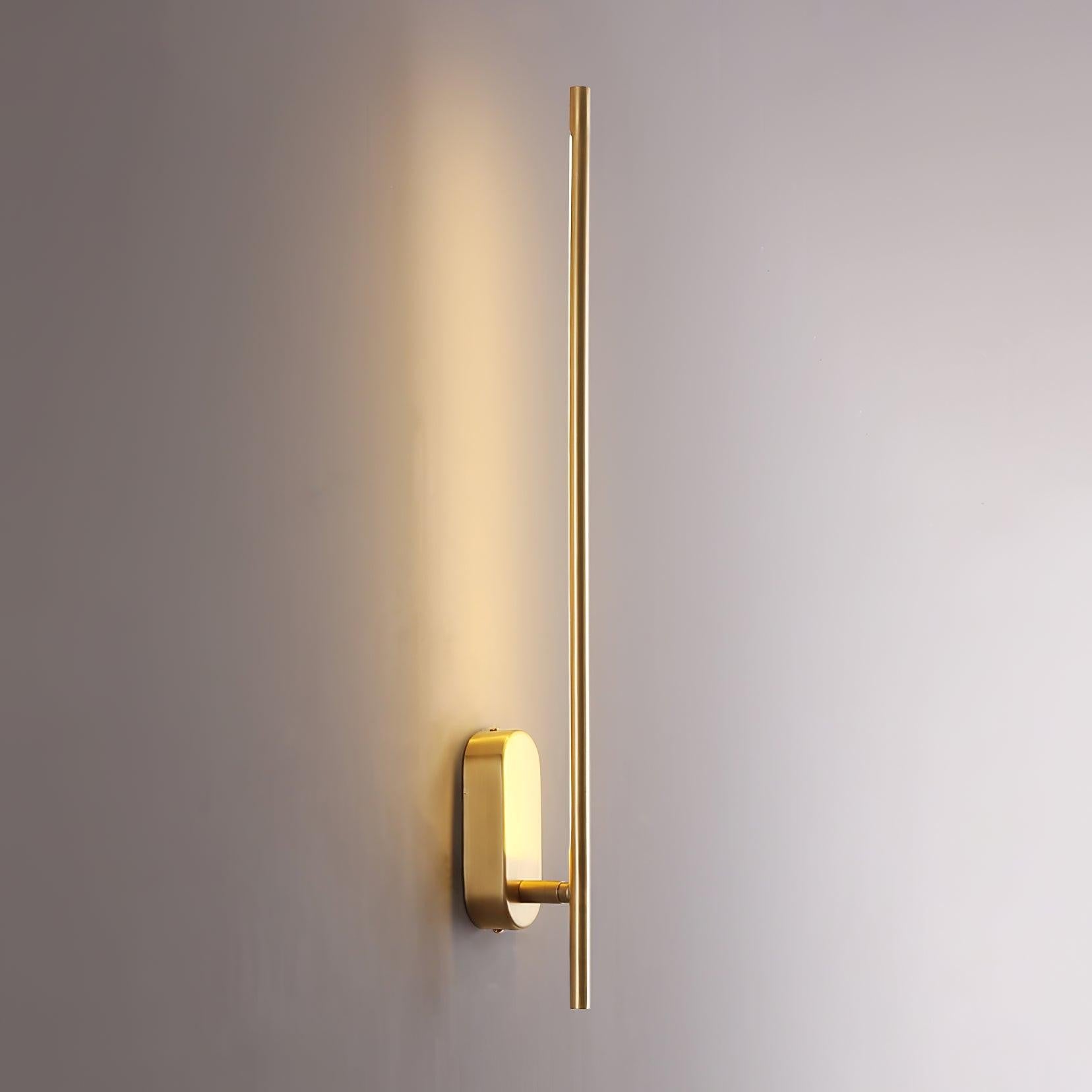 Linear Brass Wall Sconce