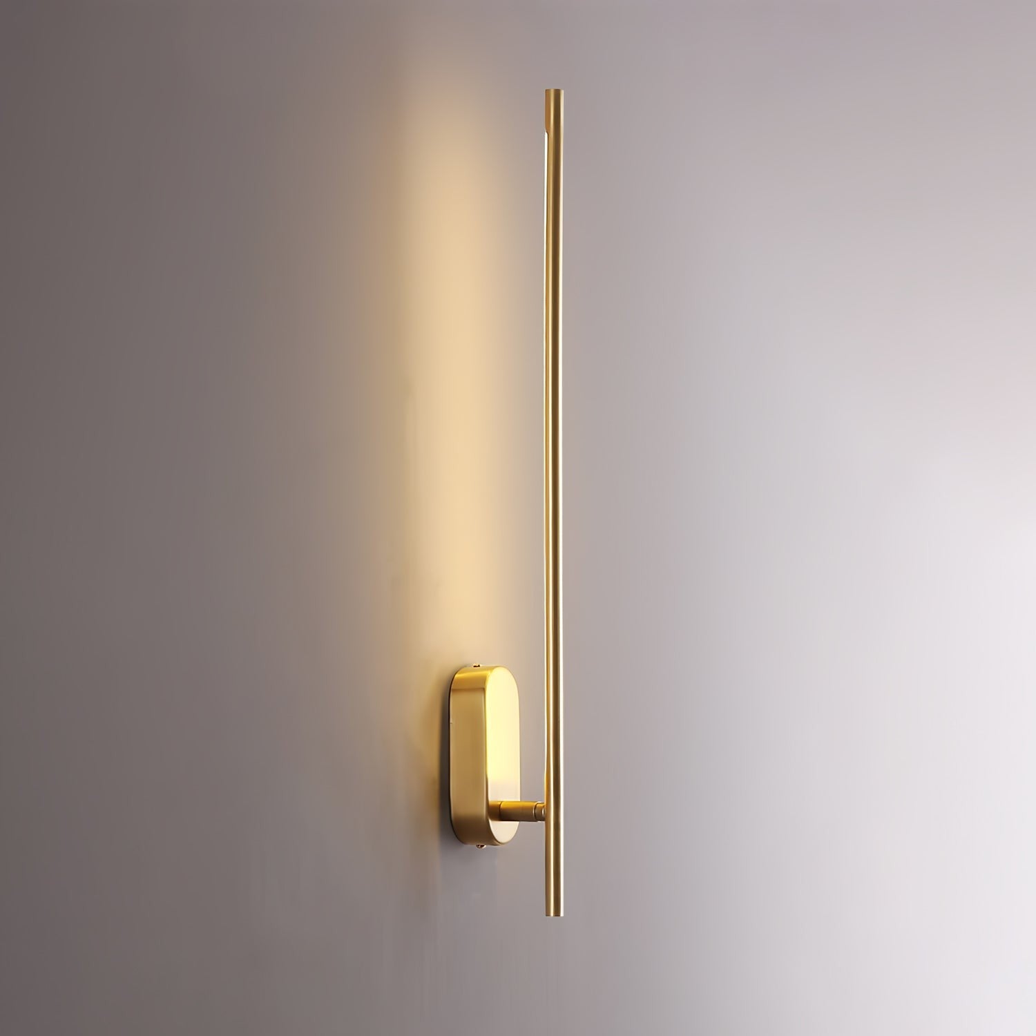 Linear Brass Wall Sconce
