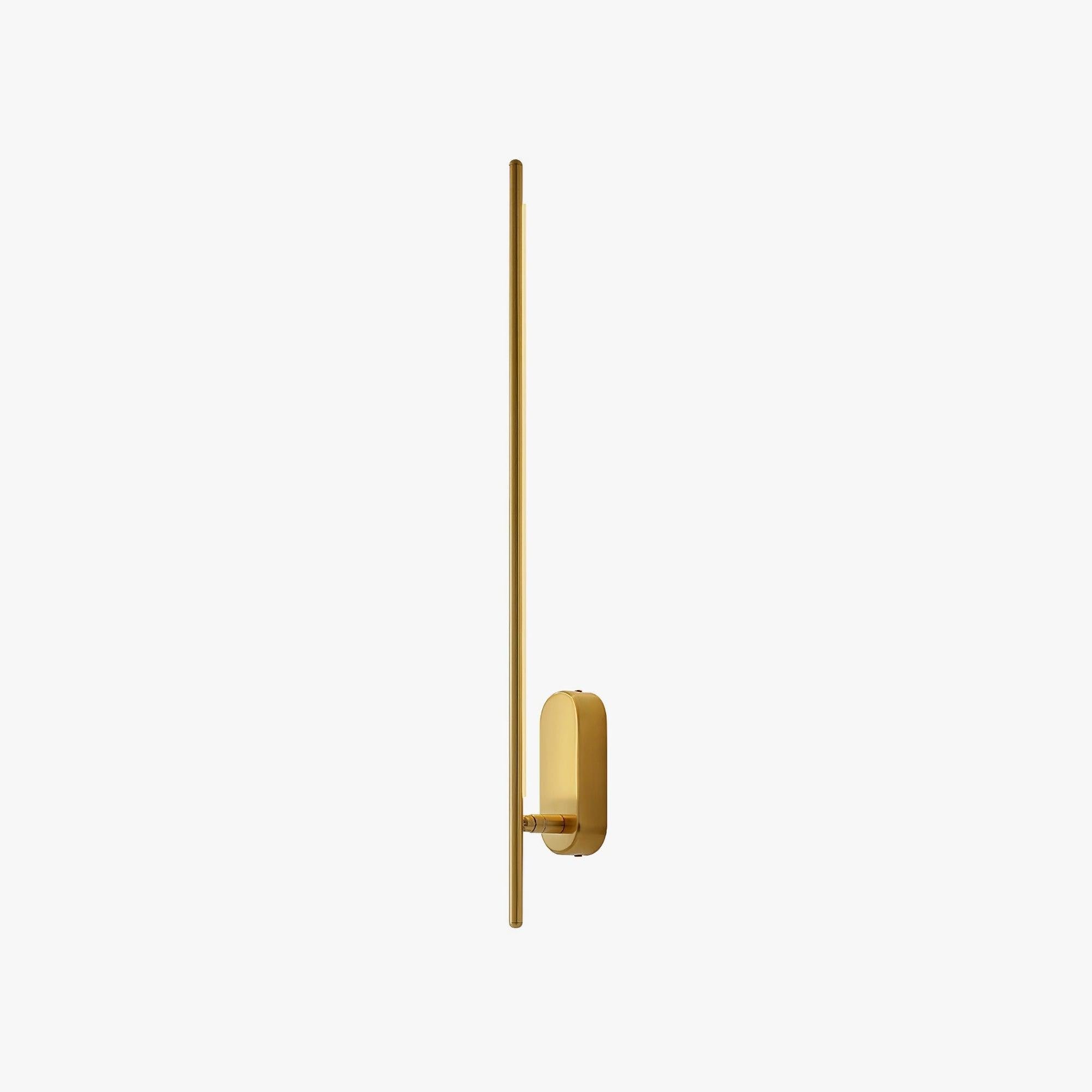 Linear Brass Wall Sconce