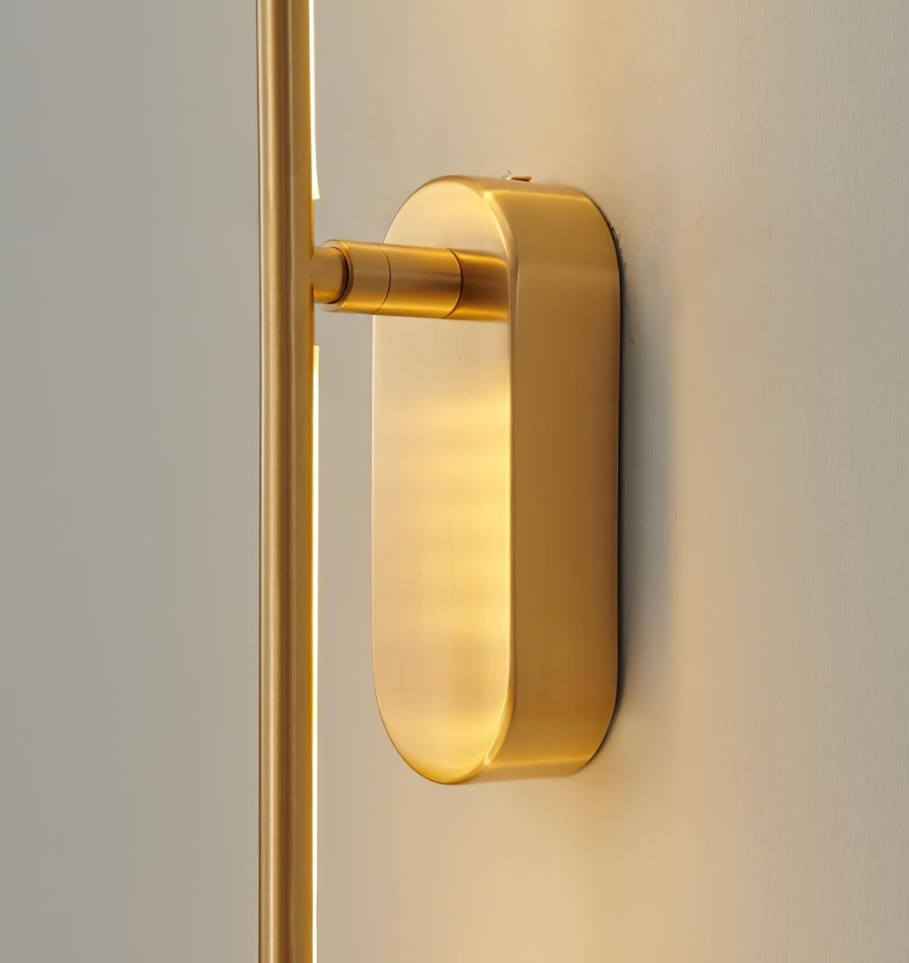 Linear Brass Wall Sconce