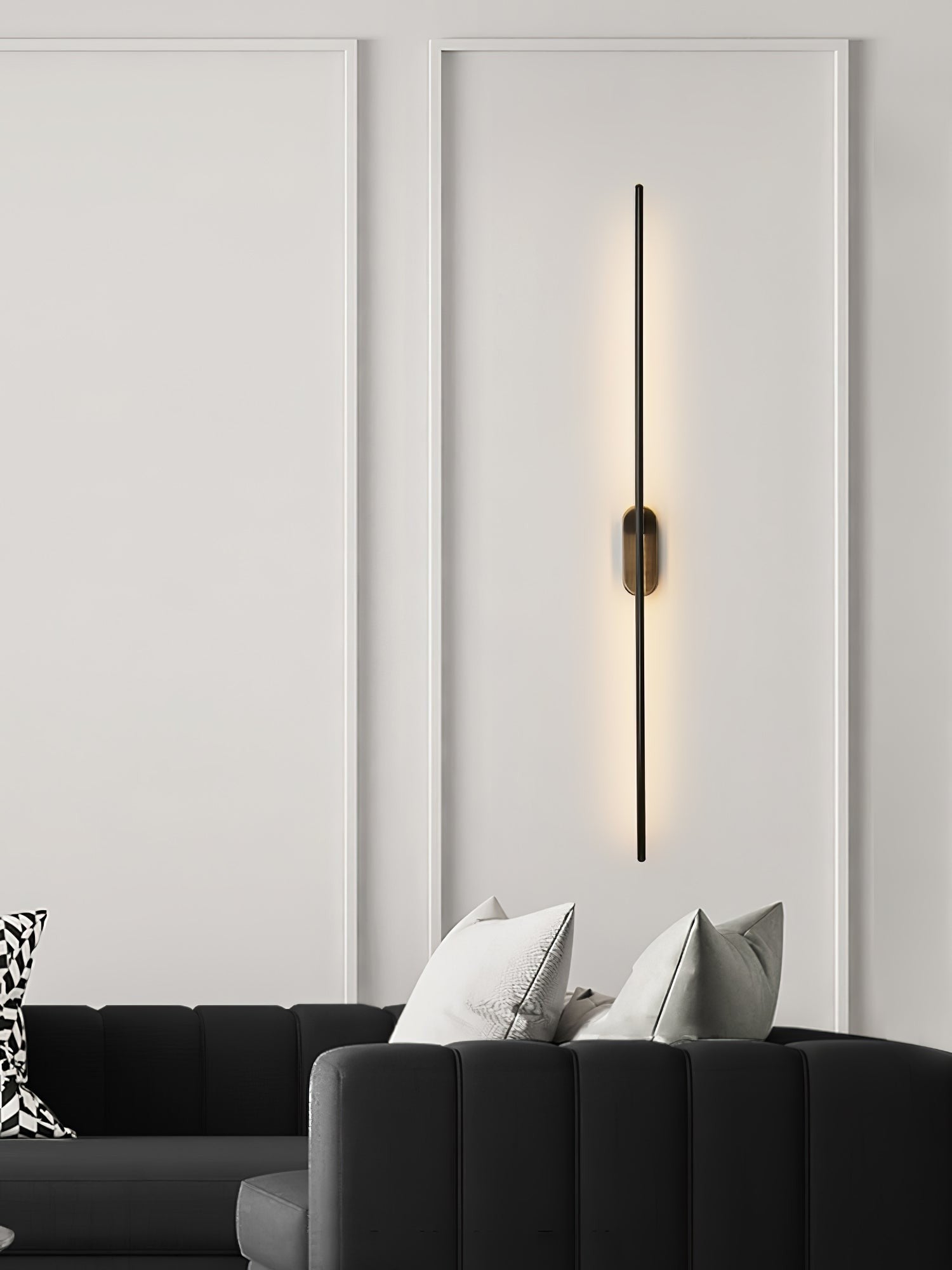 Linear Brass Wall Sconce
