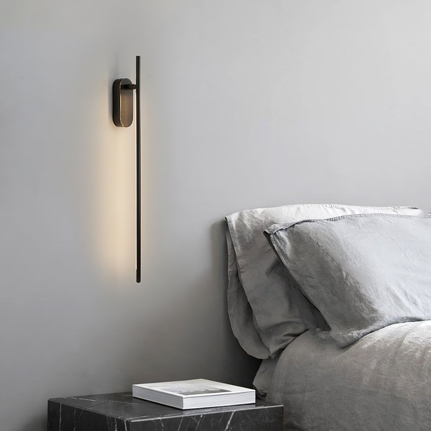 Linear Brass Wall Sconce