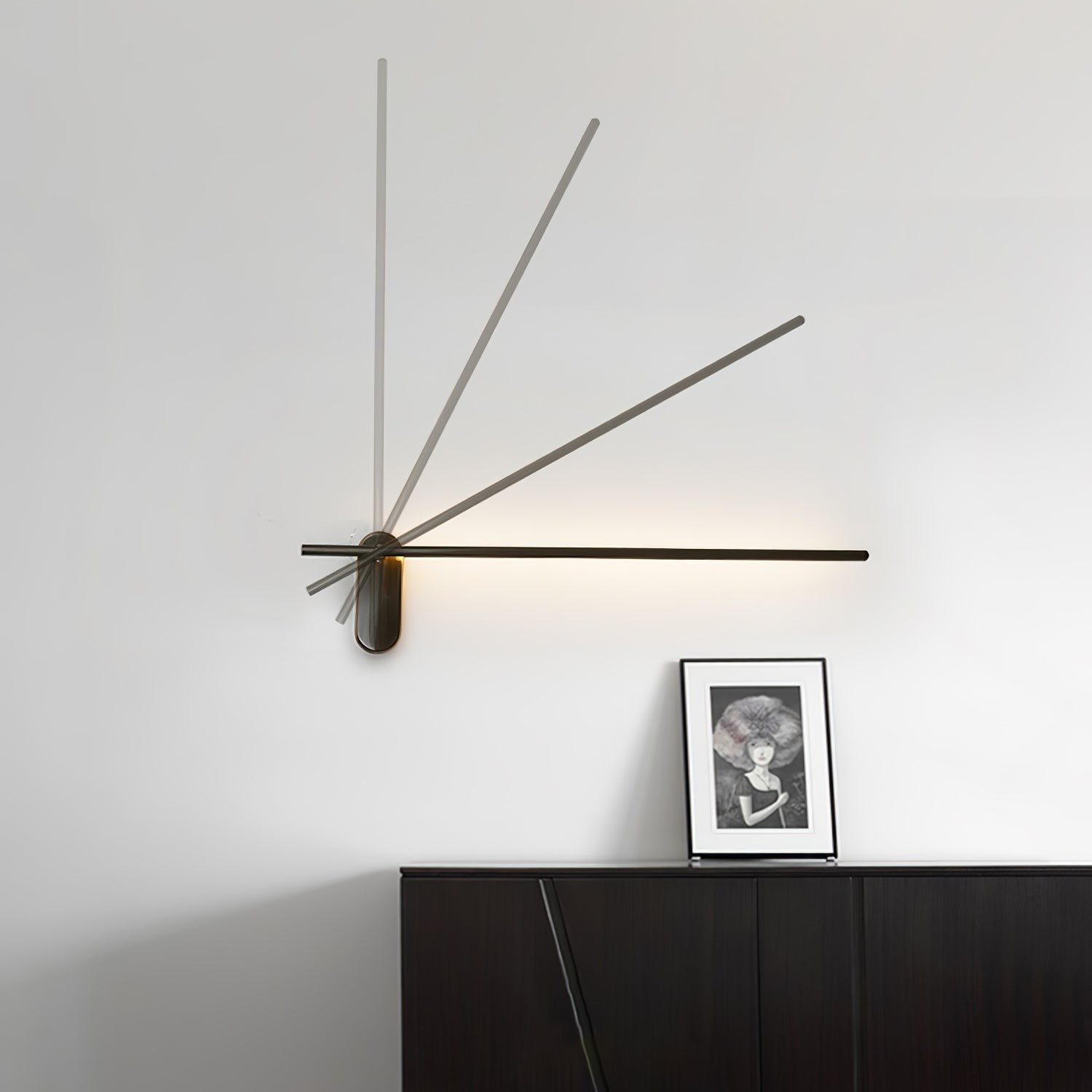 Linear Brass Wall Sconce