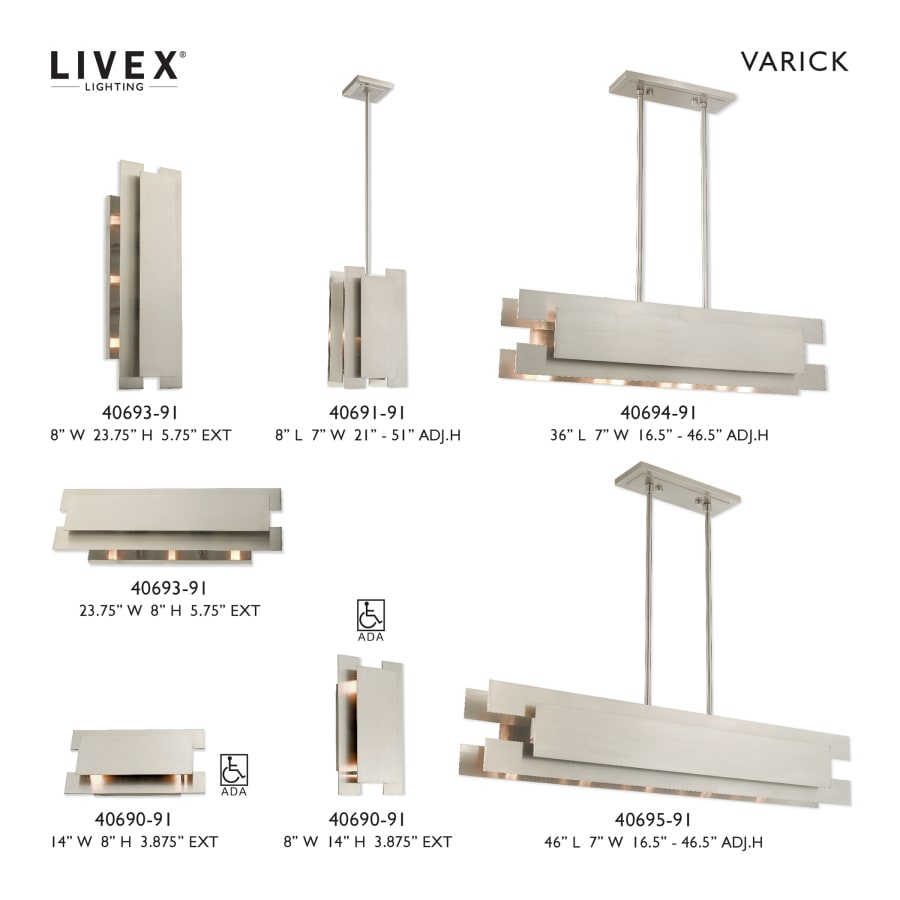 Varick Single Light 8" Wide Mini Pendant