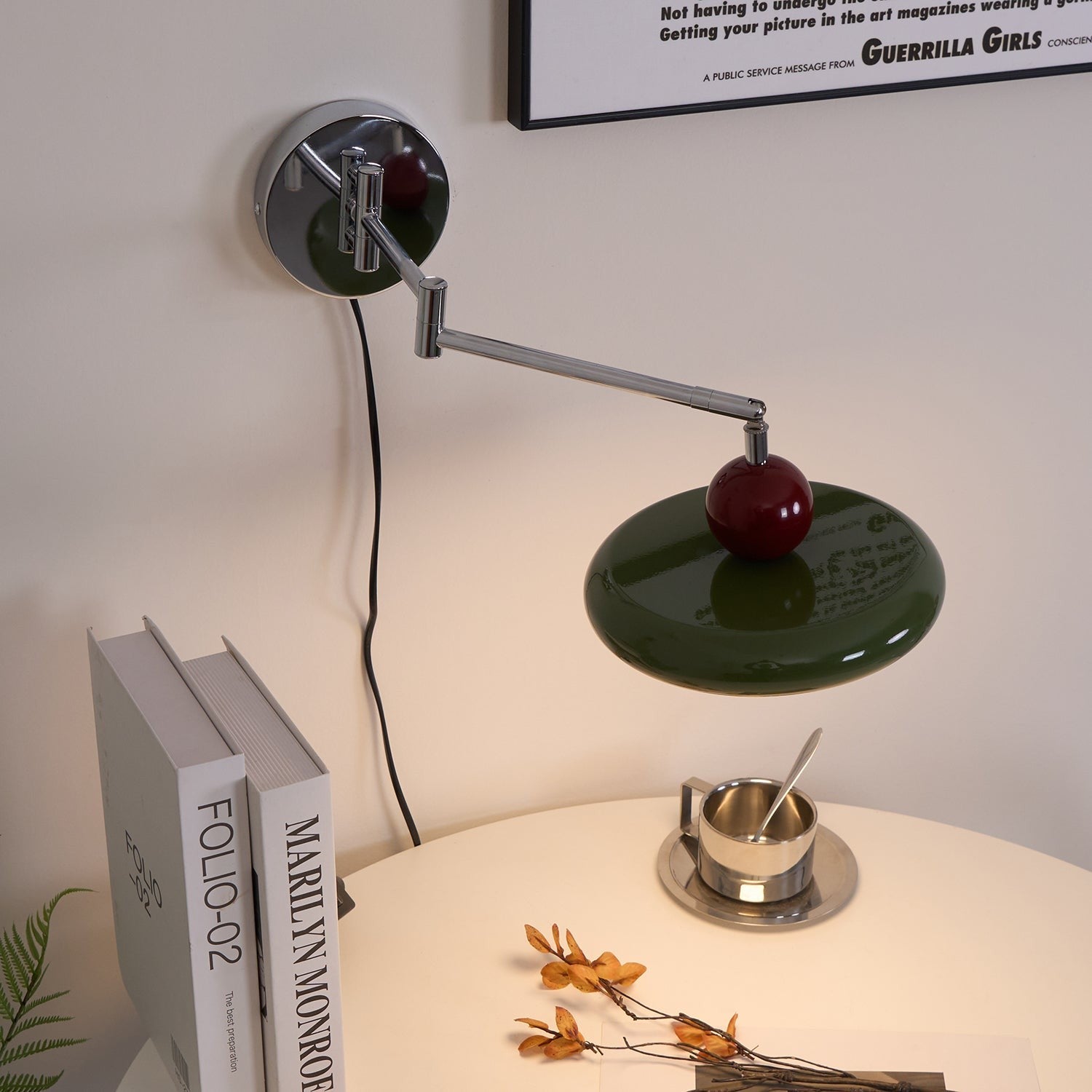 Lola Circular Disk Plug-In Wall Light, Plug-In Wall Sconce, detail 18