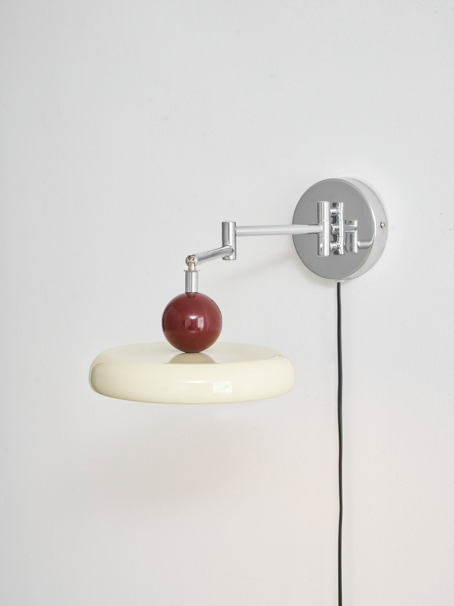 Lola Circular Disk Plug-In Wall Light, Plug-In Wall Sconce, detail 38
