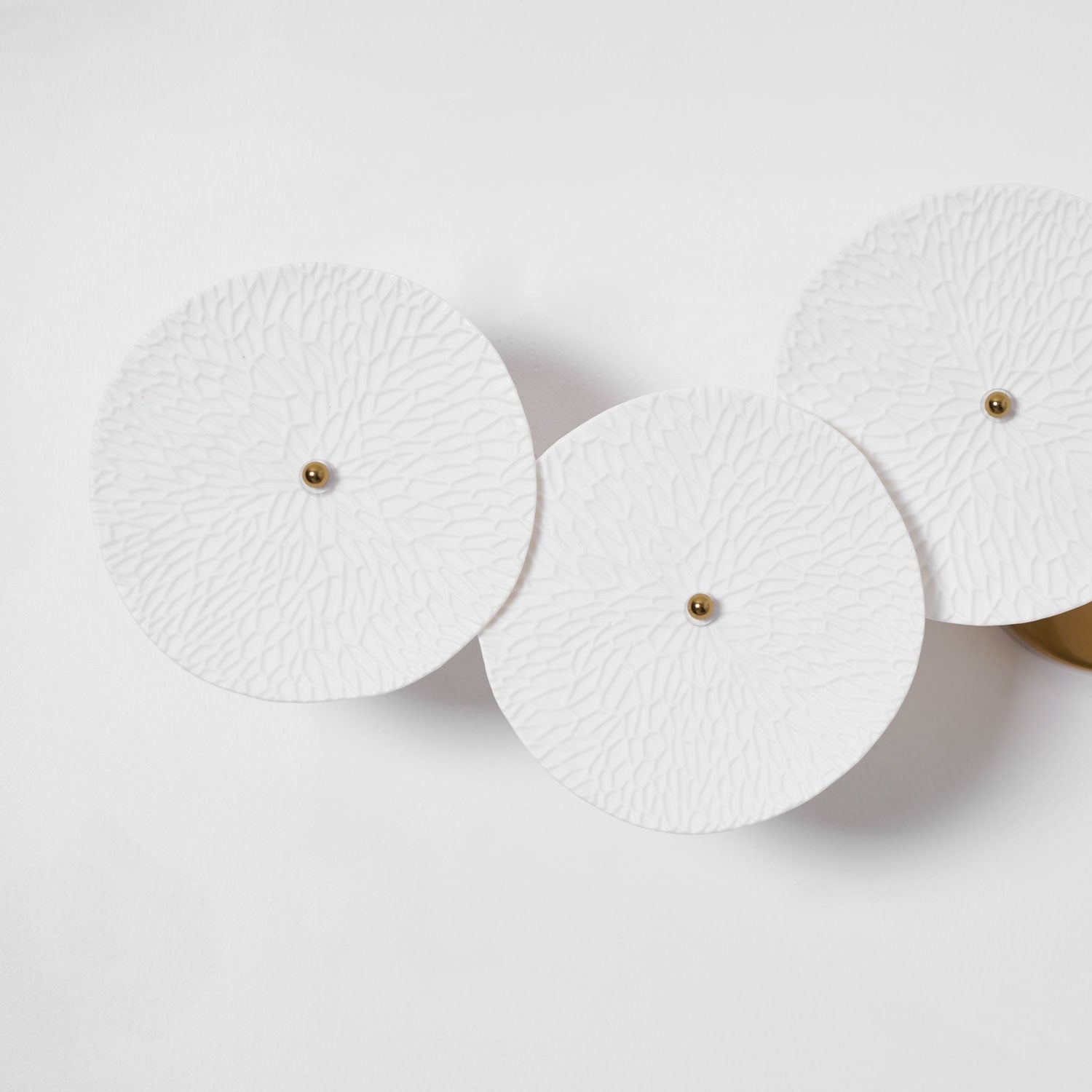 Lotus Cascade Ceramic Wall Light