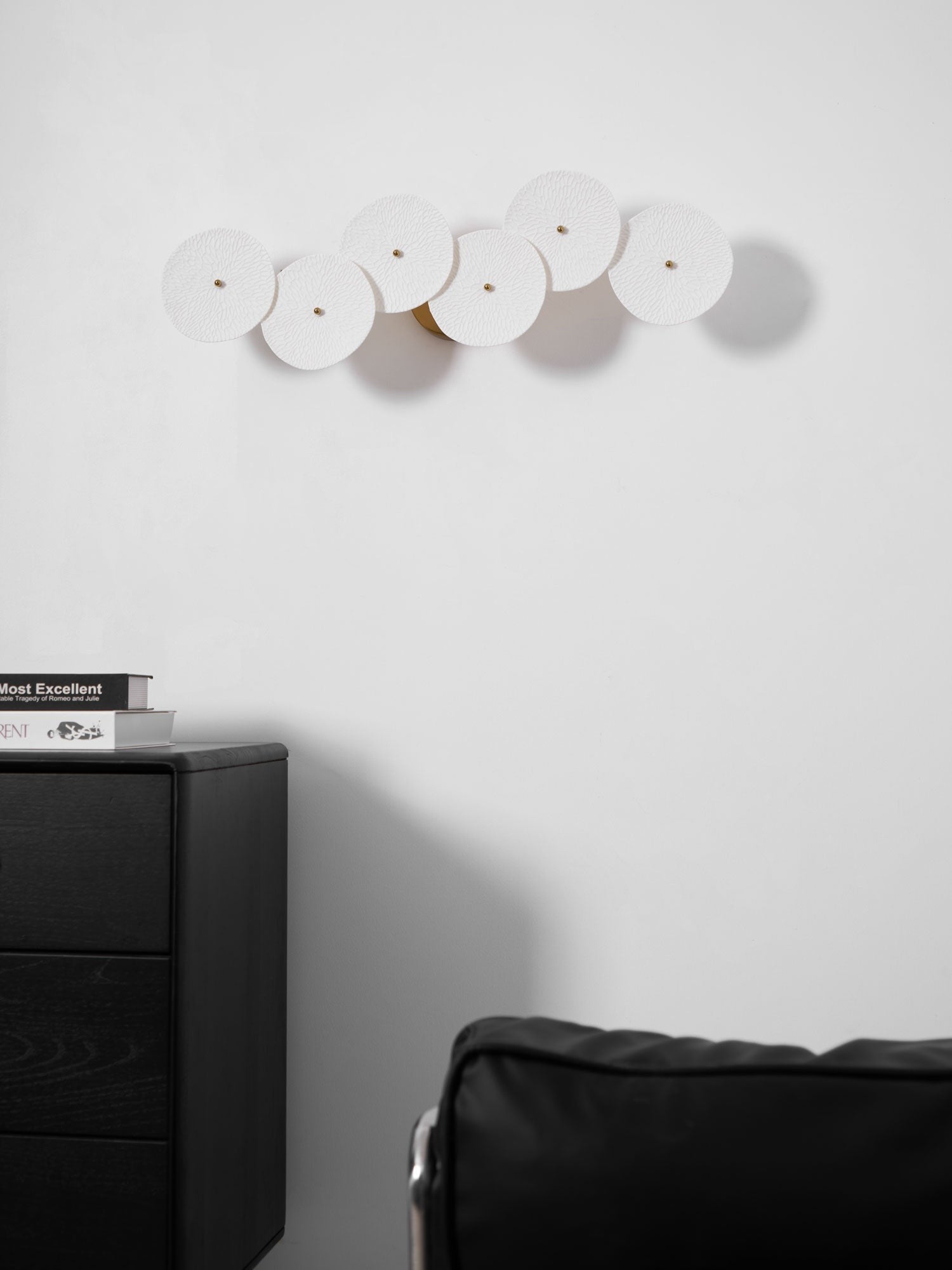 Lotus Cascade Ceramic Wall Light
