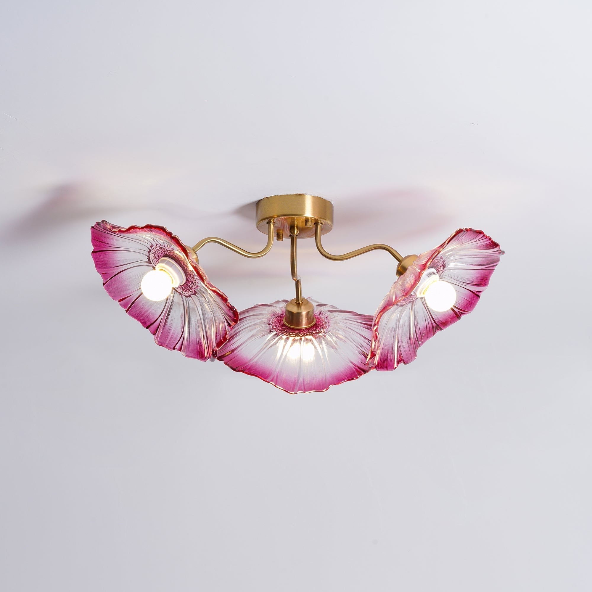 Lotus Frosted Glass Ceiling Light