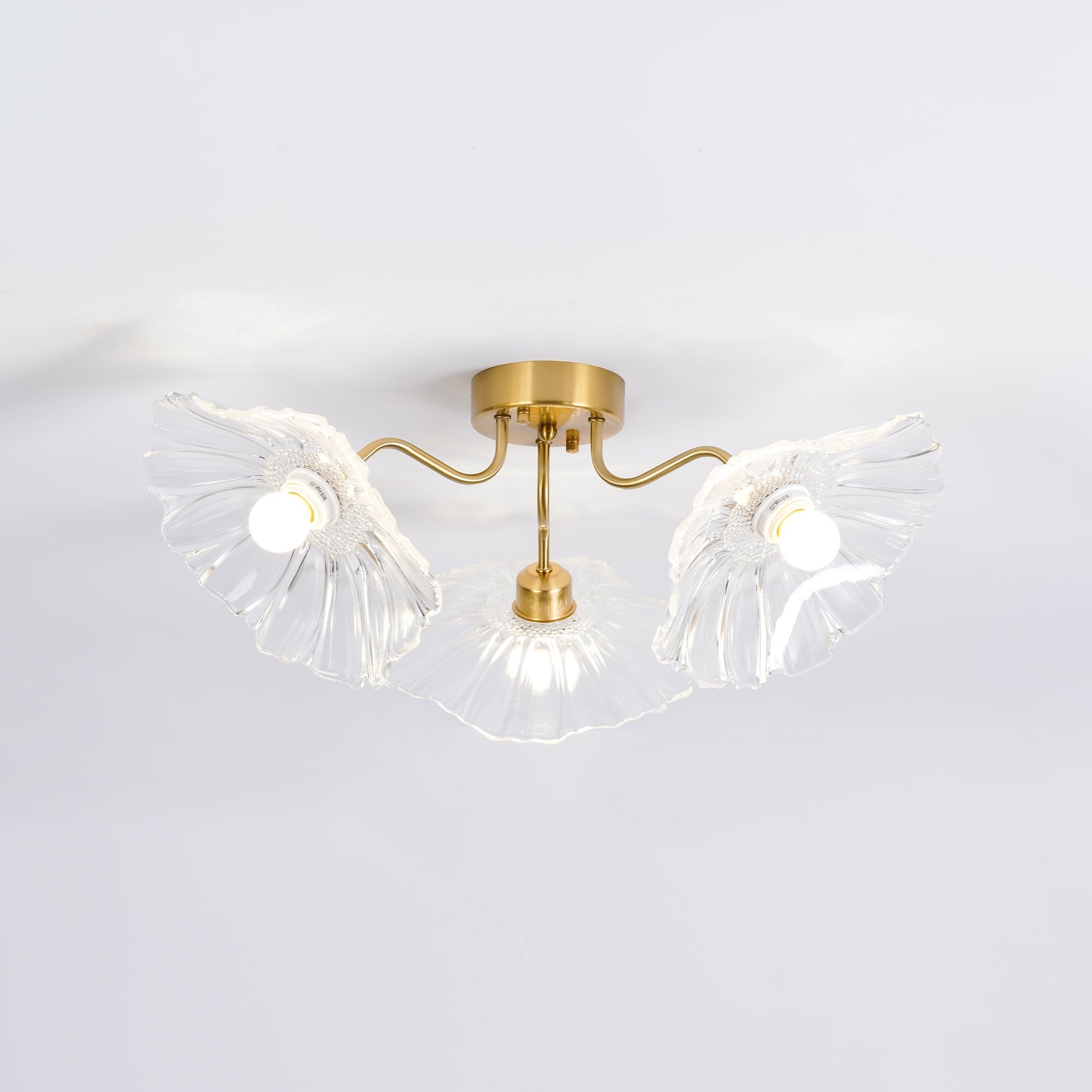 Lotus Frosted Glass Ceiling Light