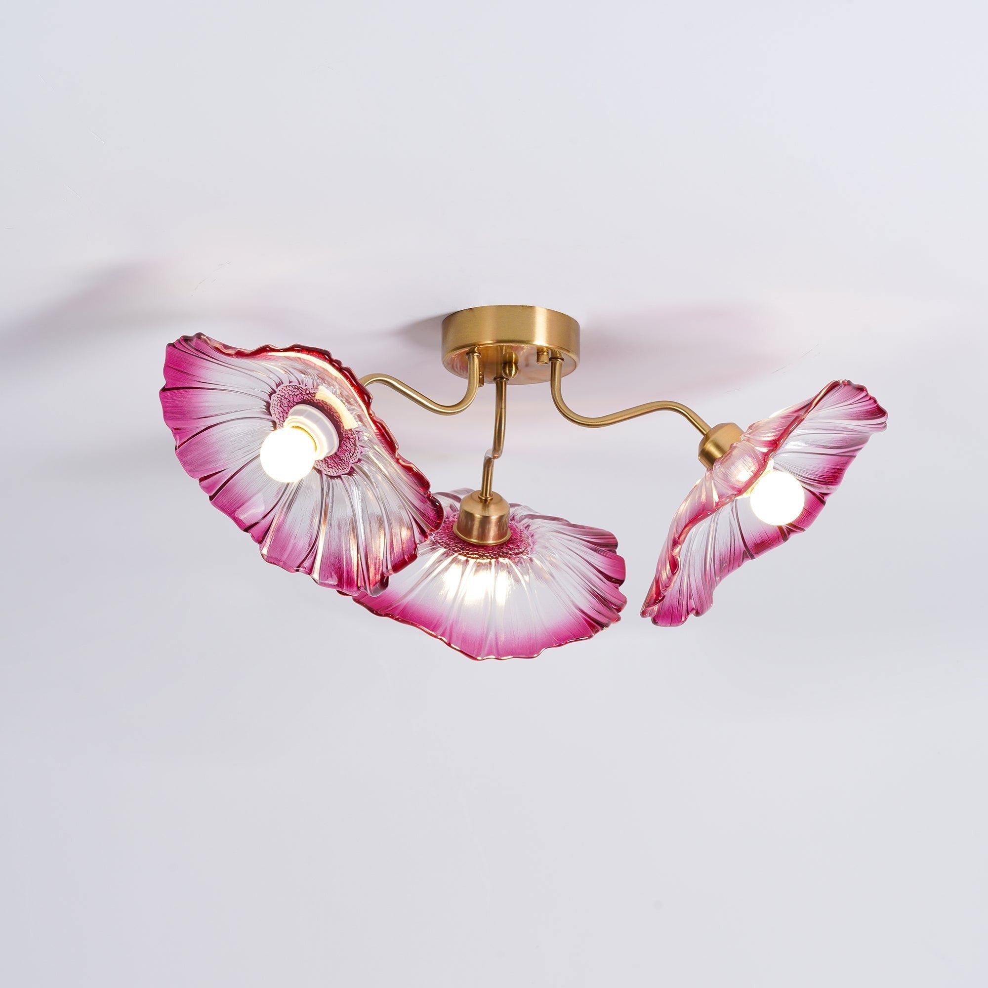 Lotus Frosted Glass Ceiling Light