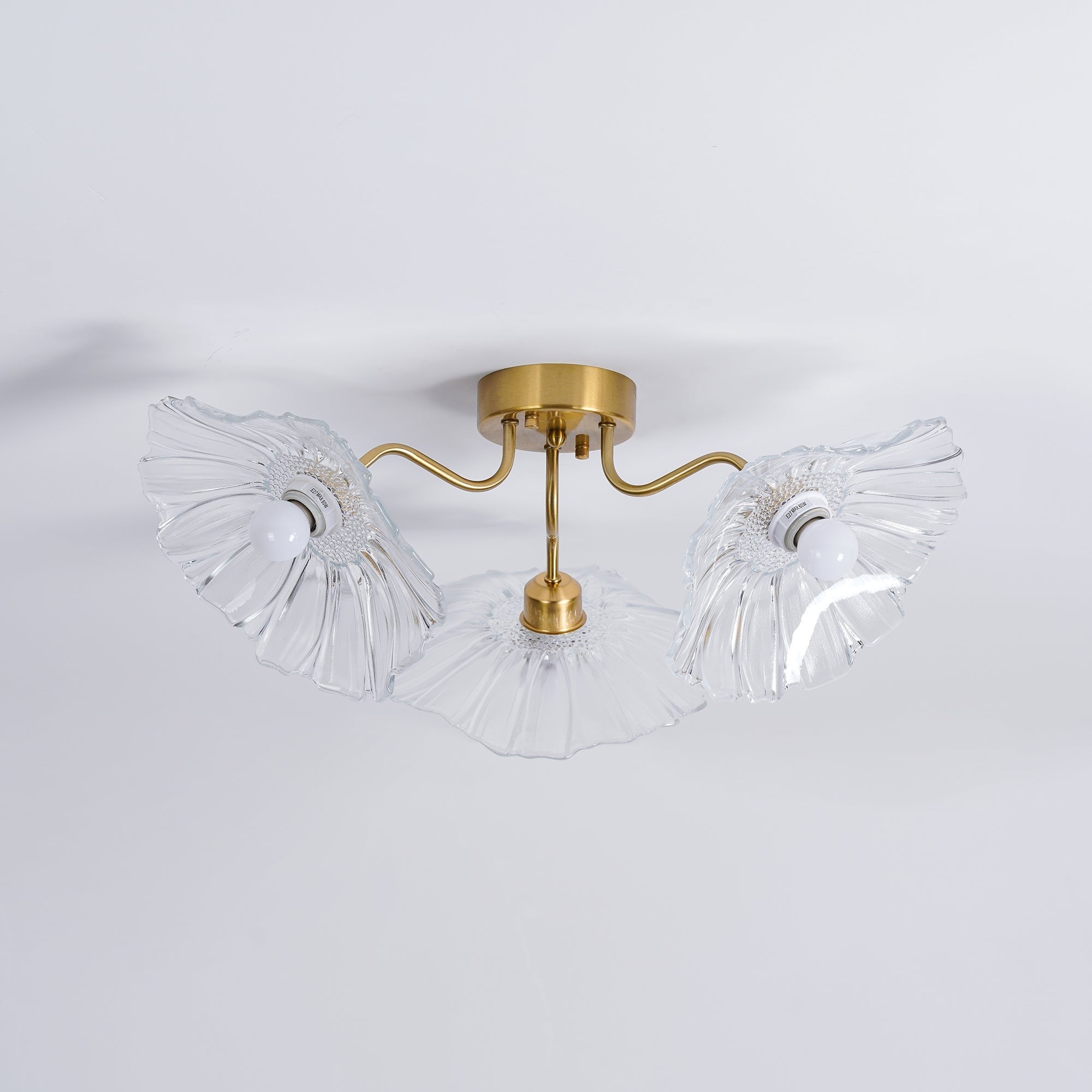 Lotus Frosted Glass Ceiling Light