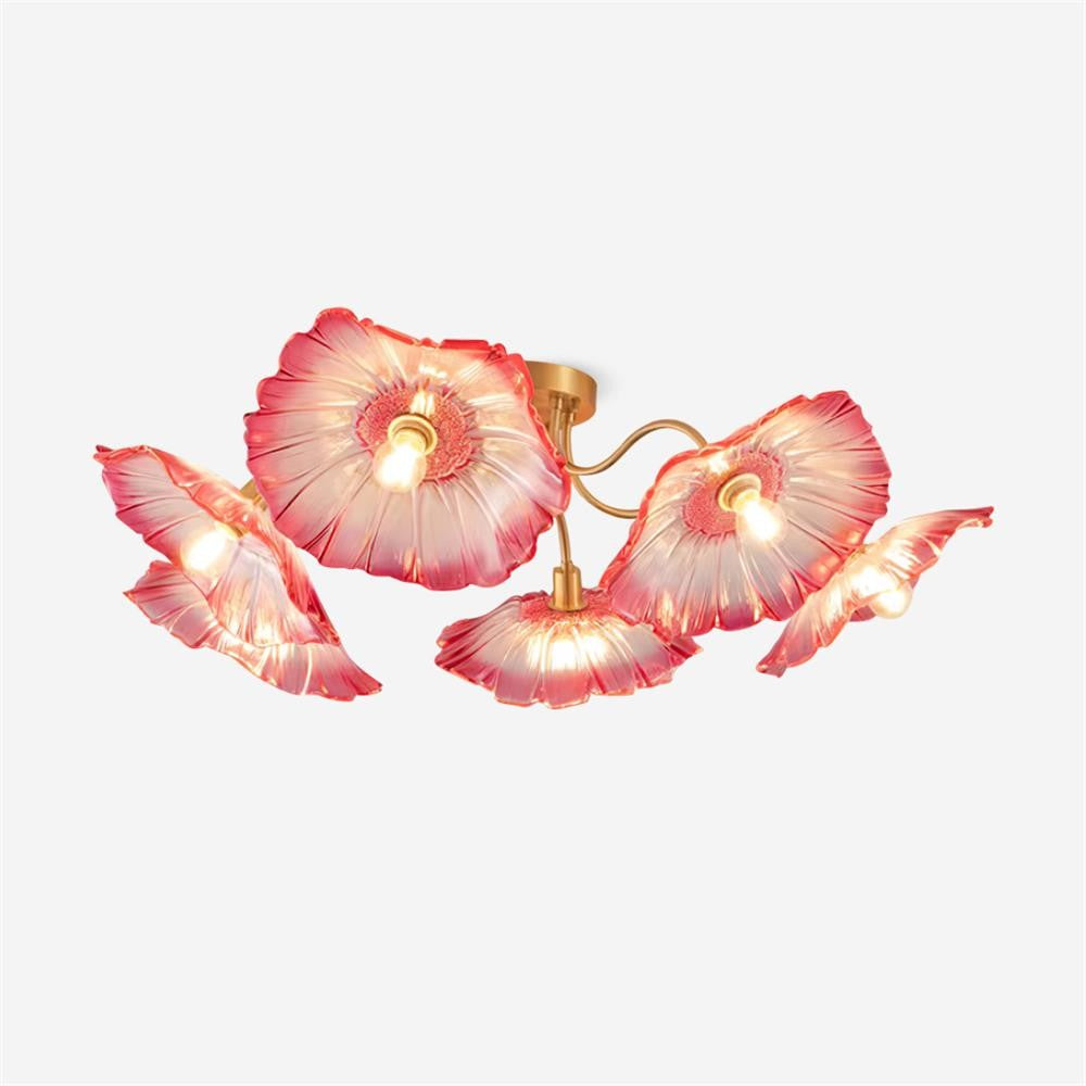 Lotus Frosted Glass Ceiling Light