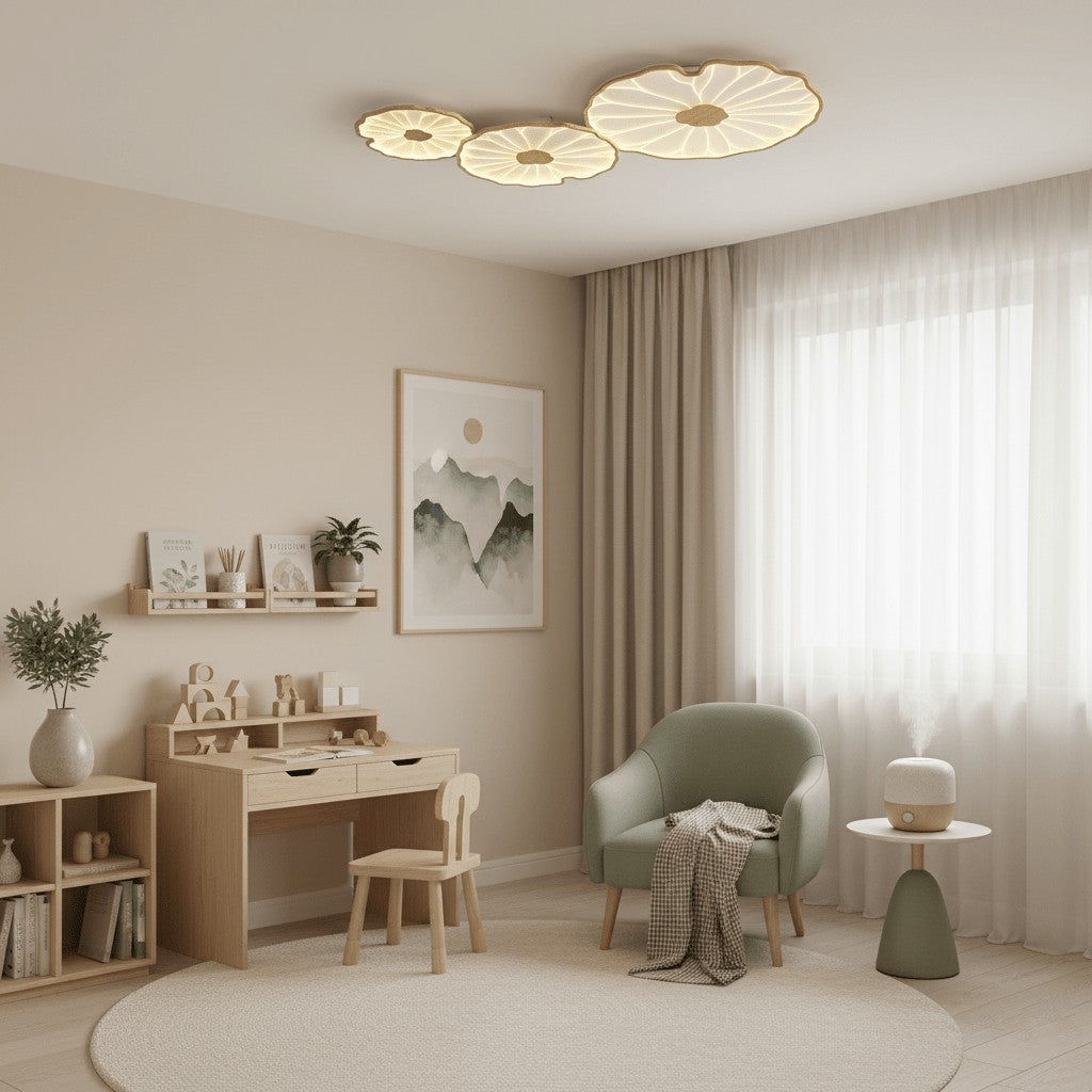 Lotus Leaf Acrylic Ceiling Light