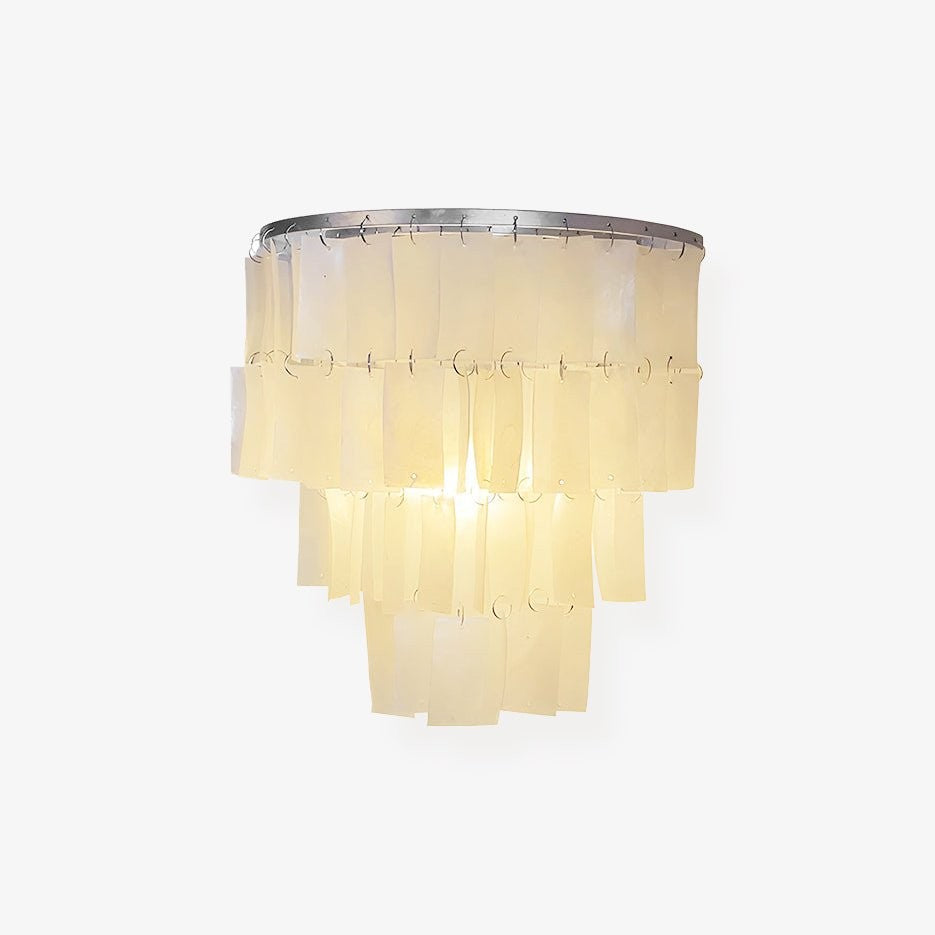 Lunara Shell Cascade Wall Light, Hardwired Wall Sconce, detail 38