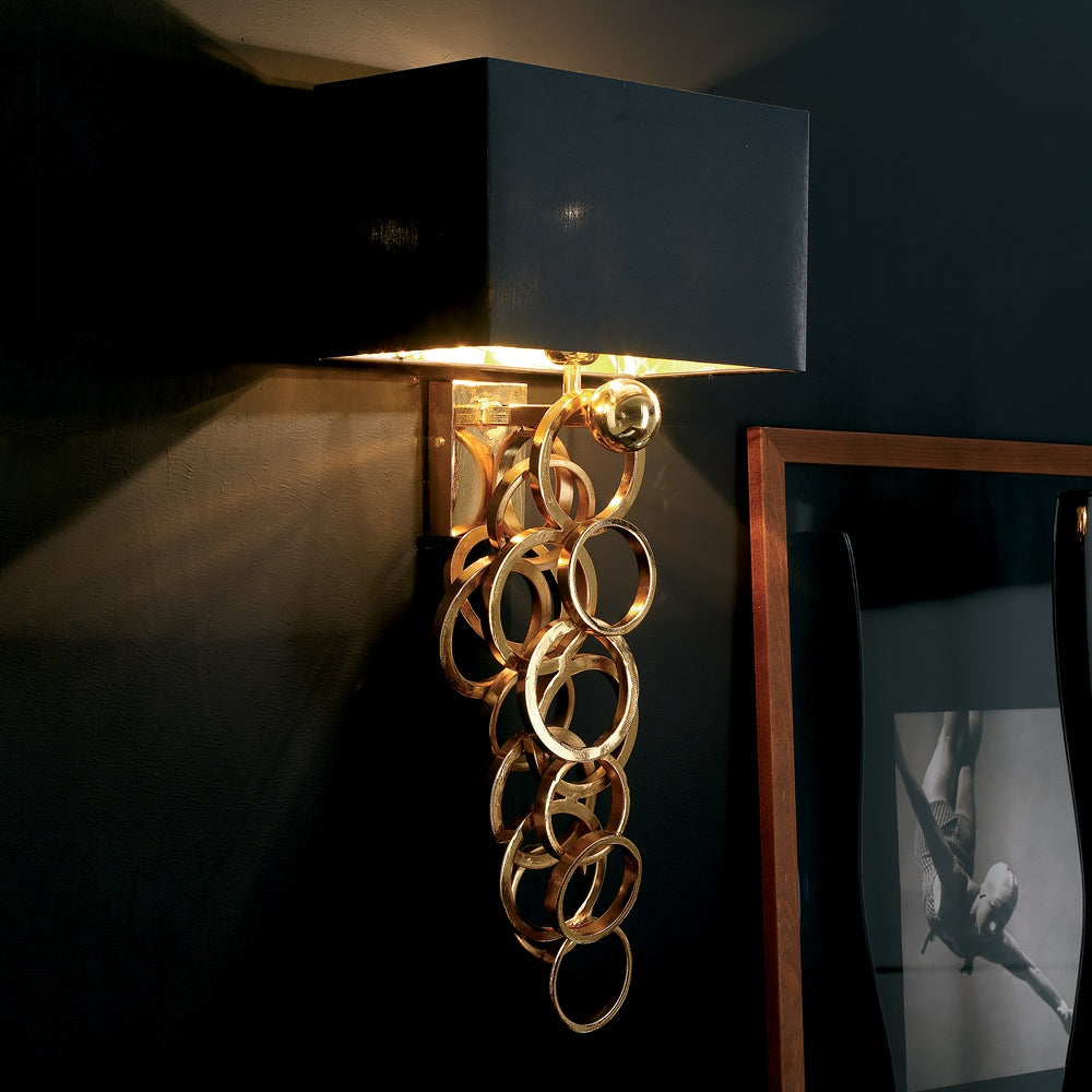 Luxury Contemporary Italian Gold Wall Sconce