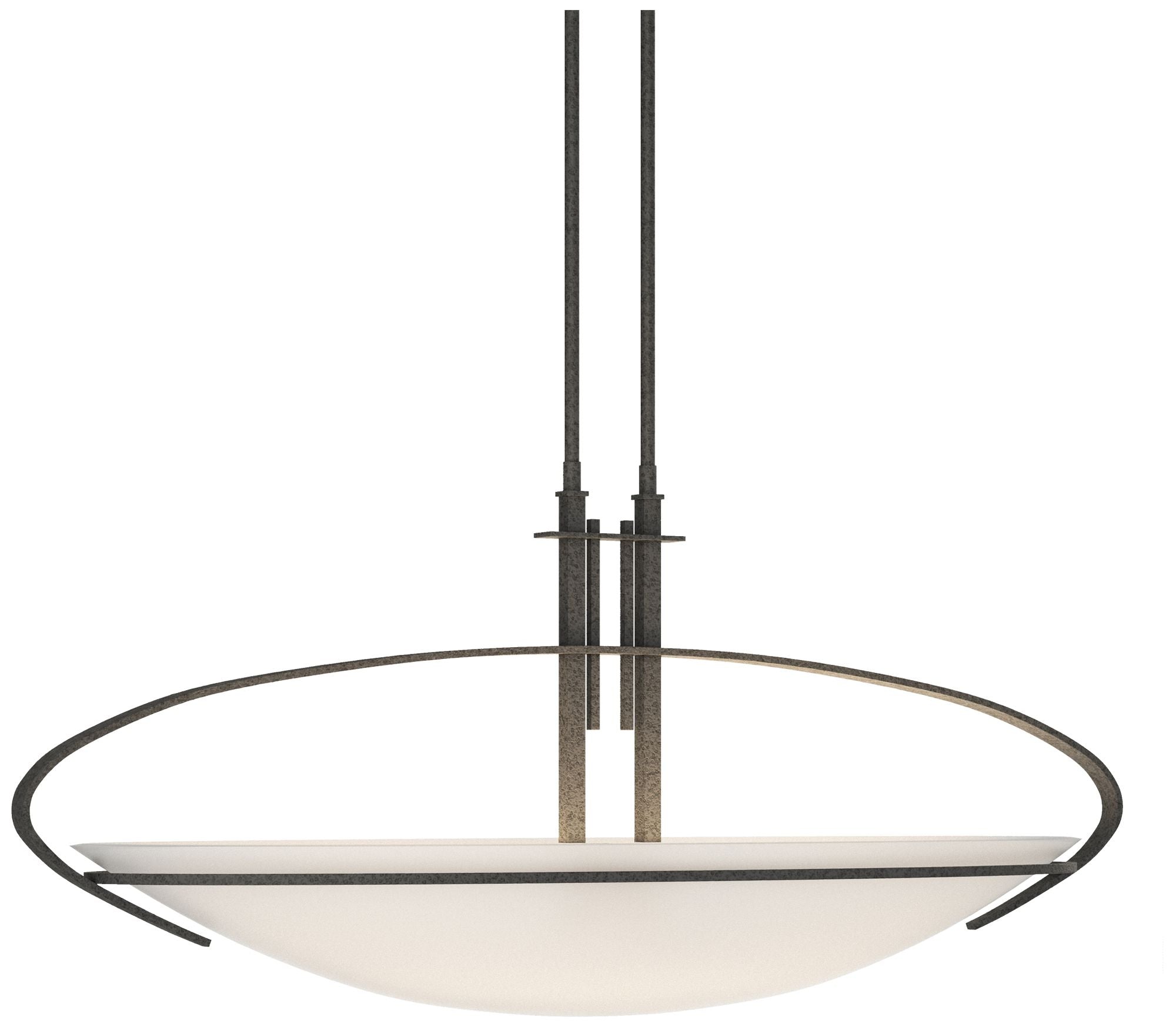 Mackintosh 32.5"W Natural Iron Standard with Chandelier