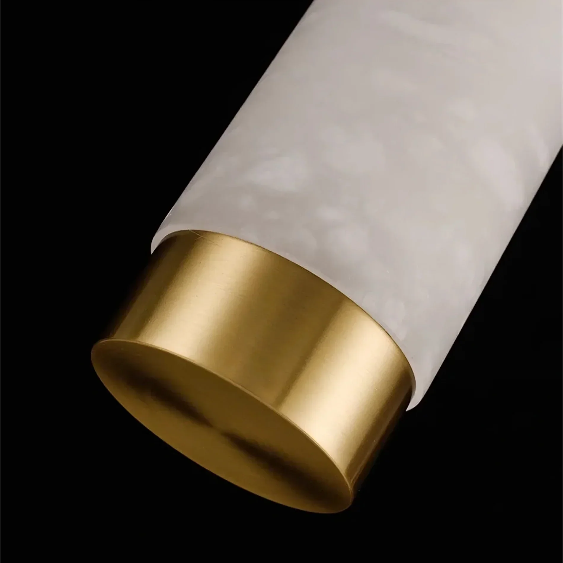 Moonshade Natural Marble Dining Room Light Fixture