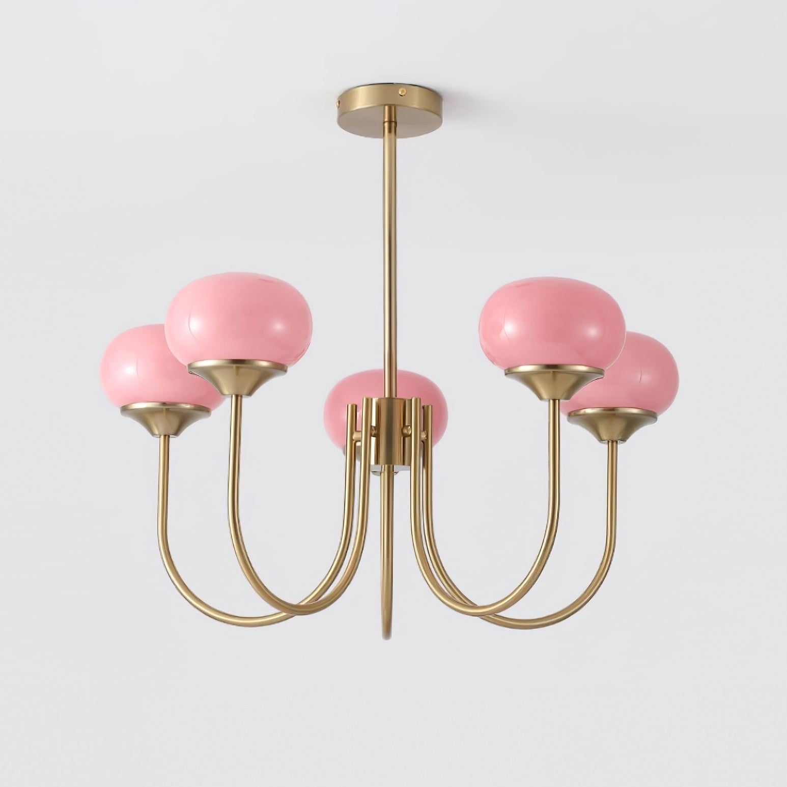 Marshmallow Glass Globe Chandelier