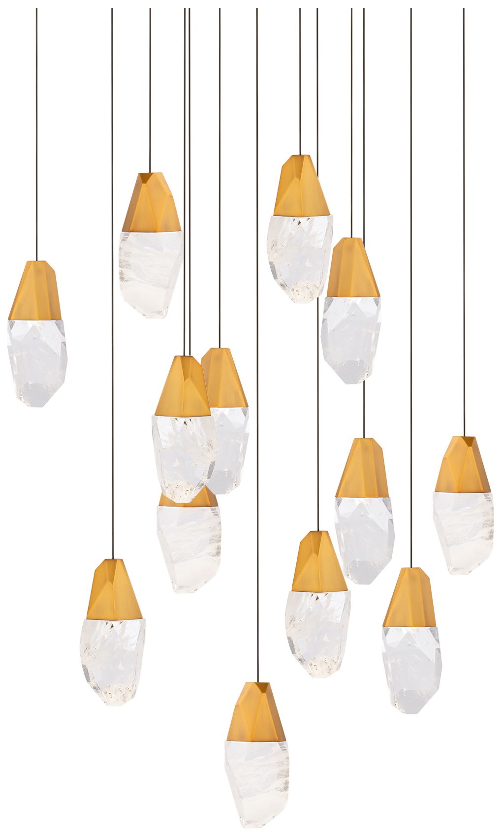 Martini 7"H X 13-Light Crystal Chandelier