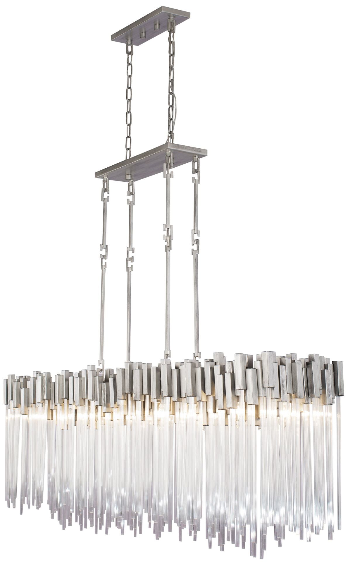 Matrix 8-Light Linear Pedant Rainy Night Chandelier