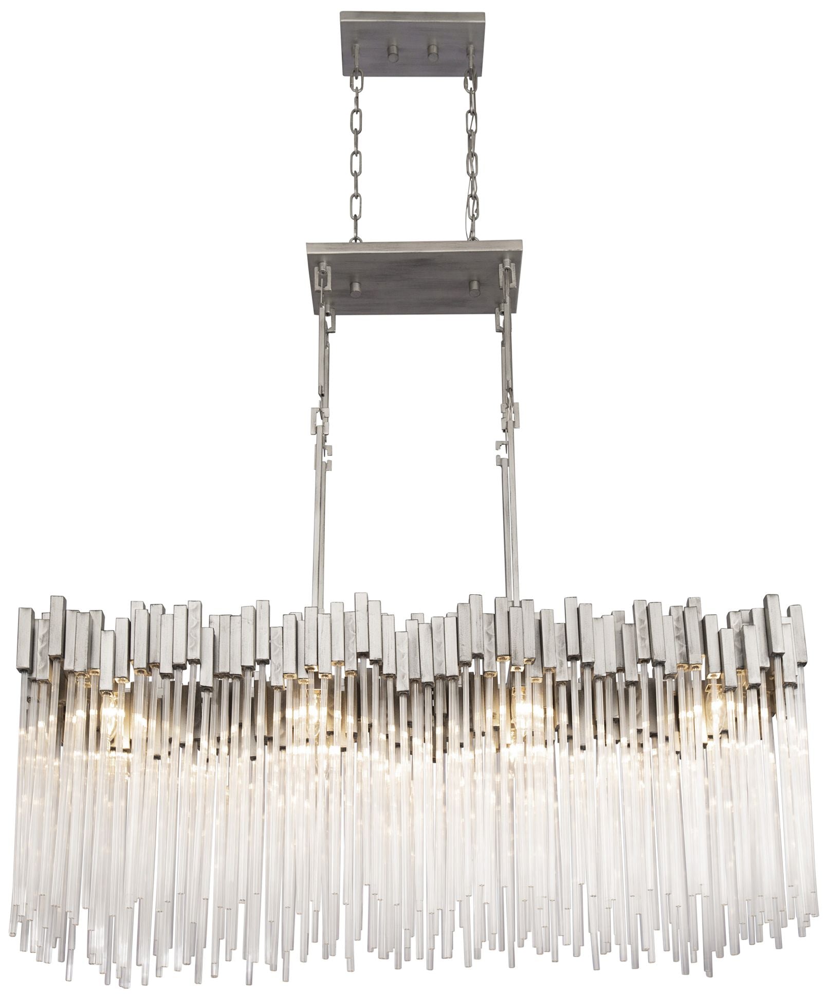 Matrix 8-Light Linear Pedant Rainy Night Chandelier