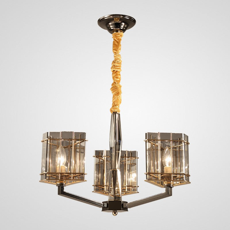 Postmodern American 3 Lights Beautiful Chandelier