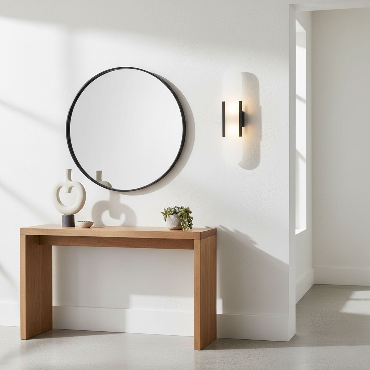 Melange Alabaster Wall Sconce