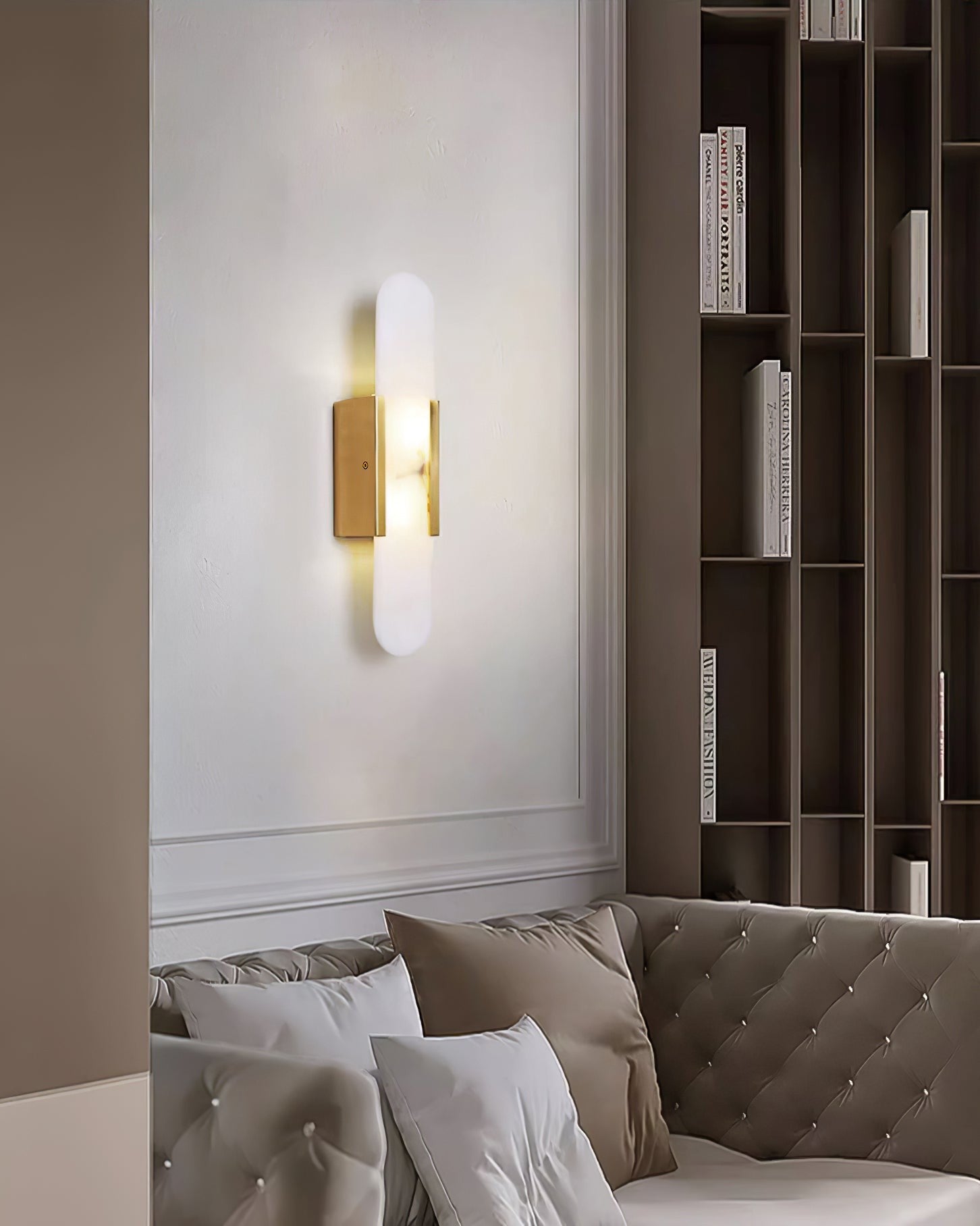 Melange Alabaster Wall Sconce