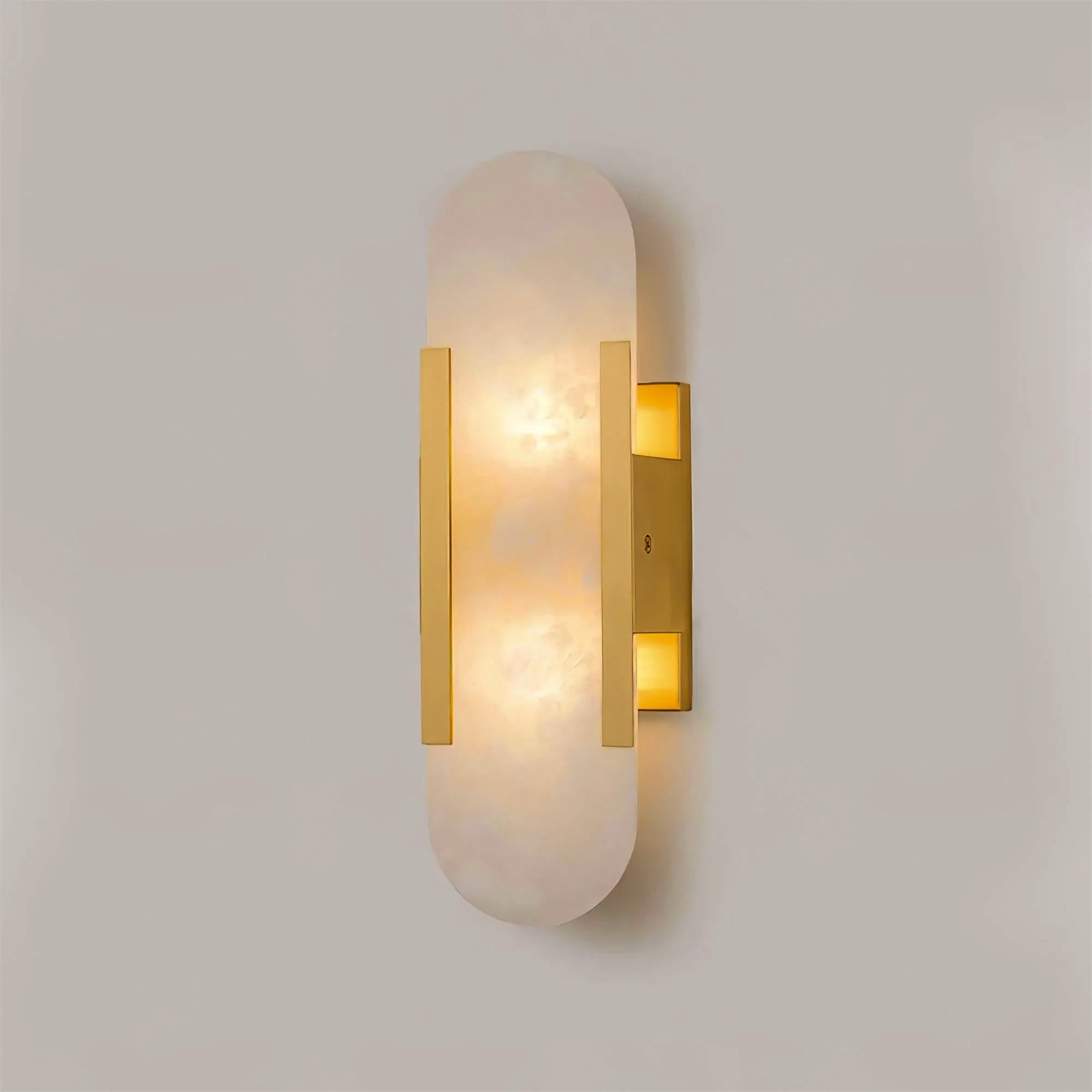 Melange Alabaster Wall Sconce