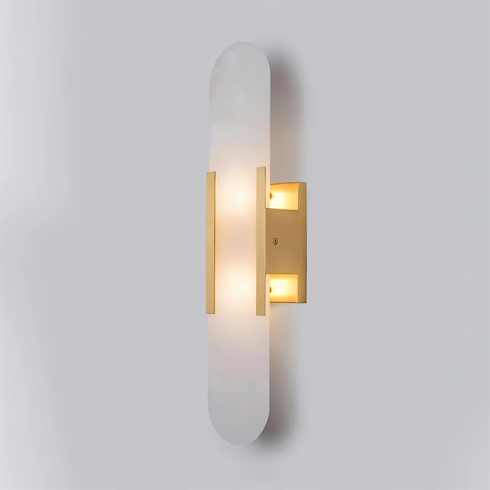 Melange Alabaster Wall Sconce
