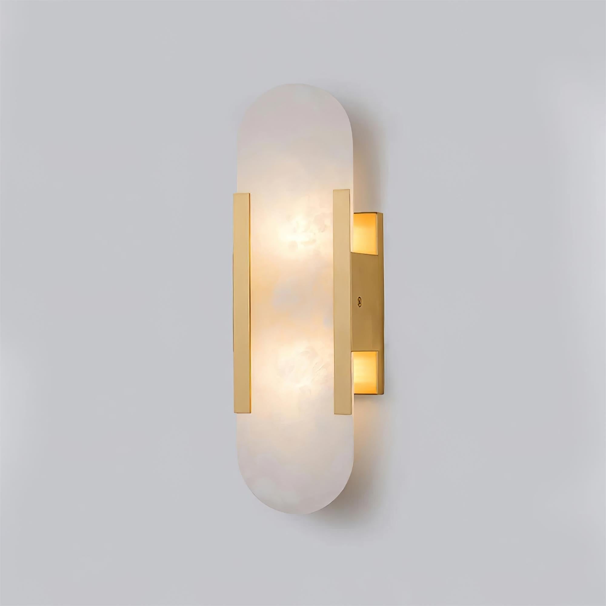 Melange Alabaster Wall Sconce