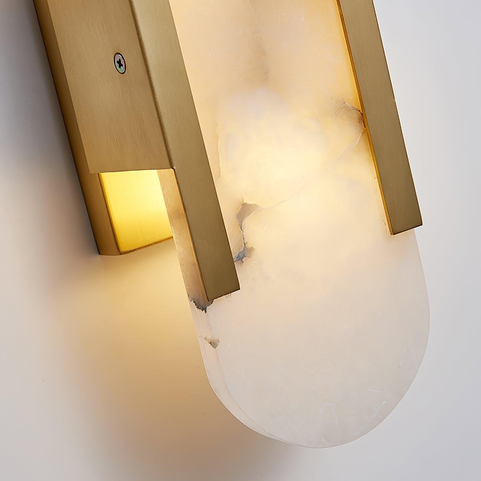 Melange Alabaster Wall Sconce
