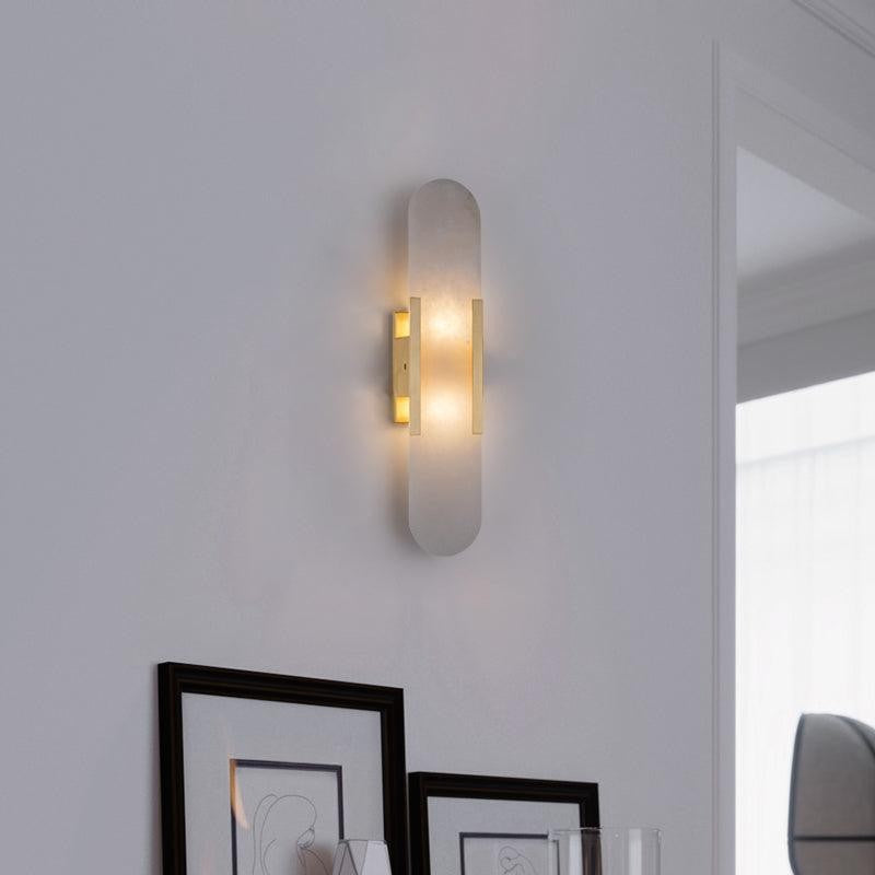 Melange Alabaster Wall Sconce