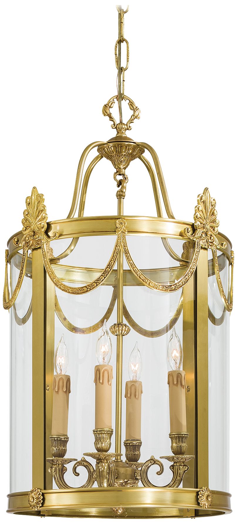 Metropolitan 4-Light 15.25-in Dore Gold Chandelier