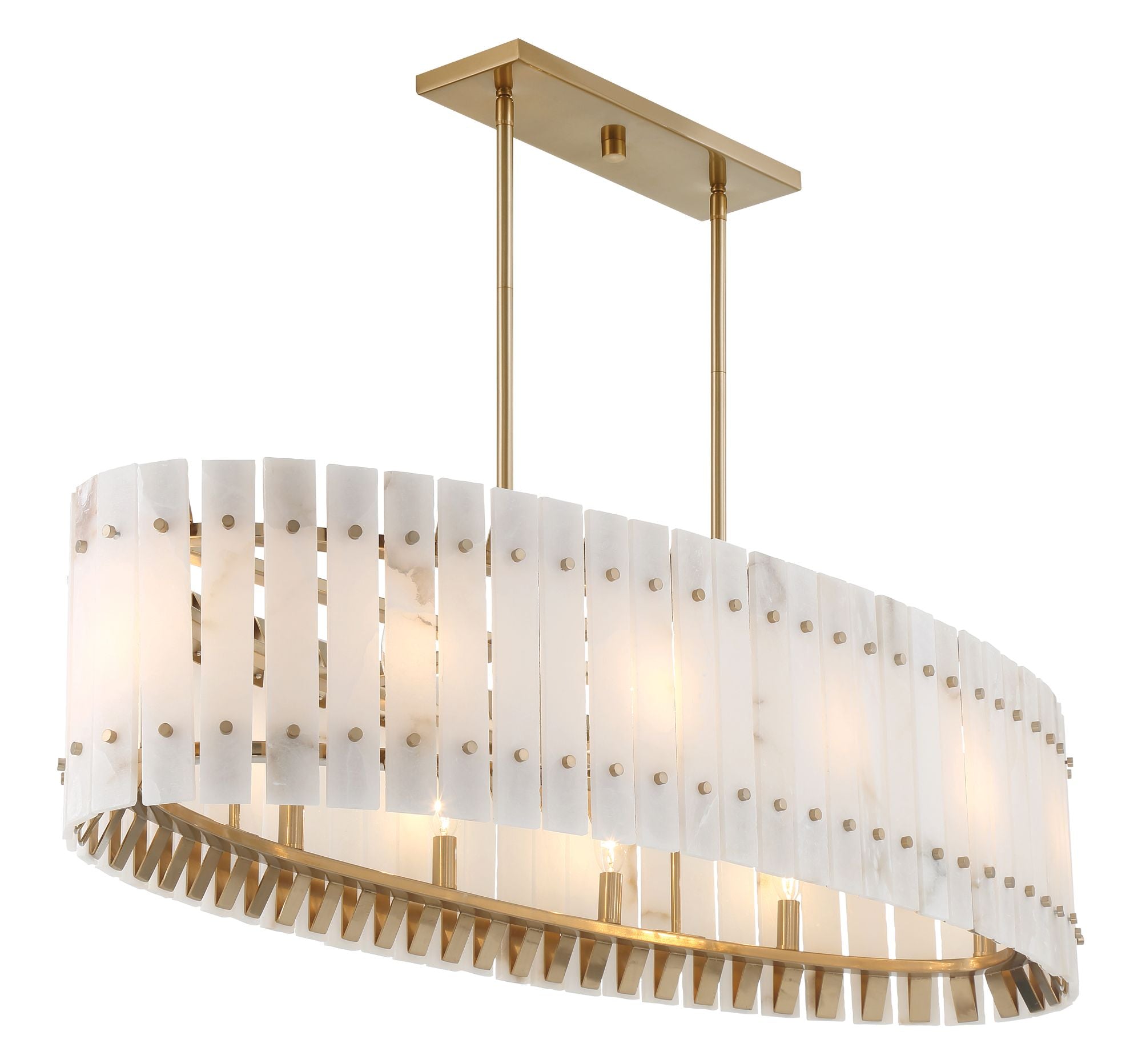 Metropolitan Bardon 5-Light 48.24-in Celeste Chandelier