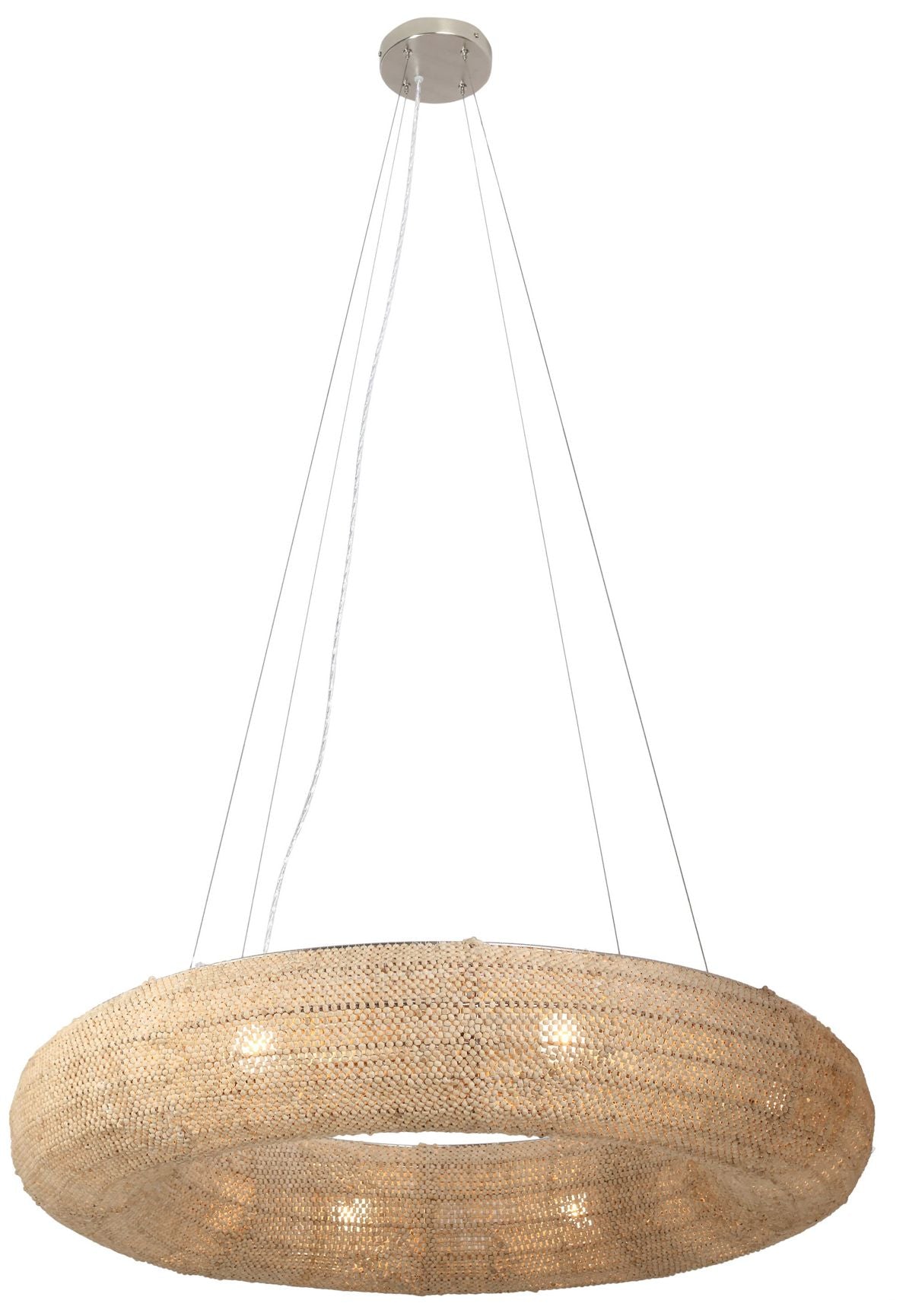 Metropolitan Copra 8-Light 36-in Brushed Chandelier