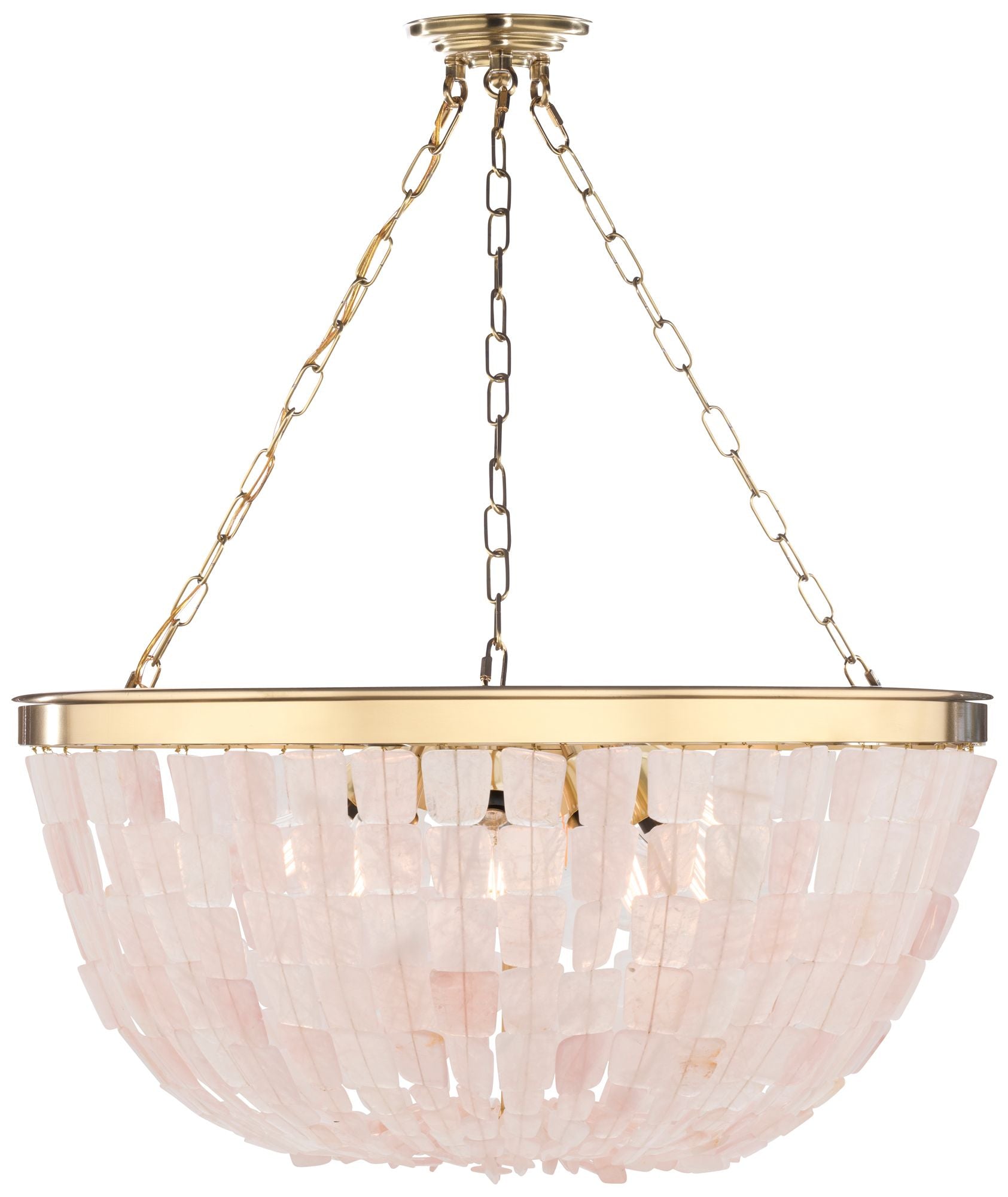 Metropolitan Flotsam 8-Light 33.5-in Brass Chandelier