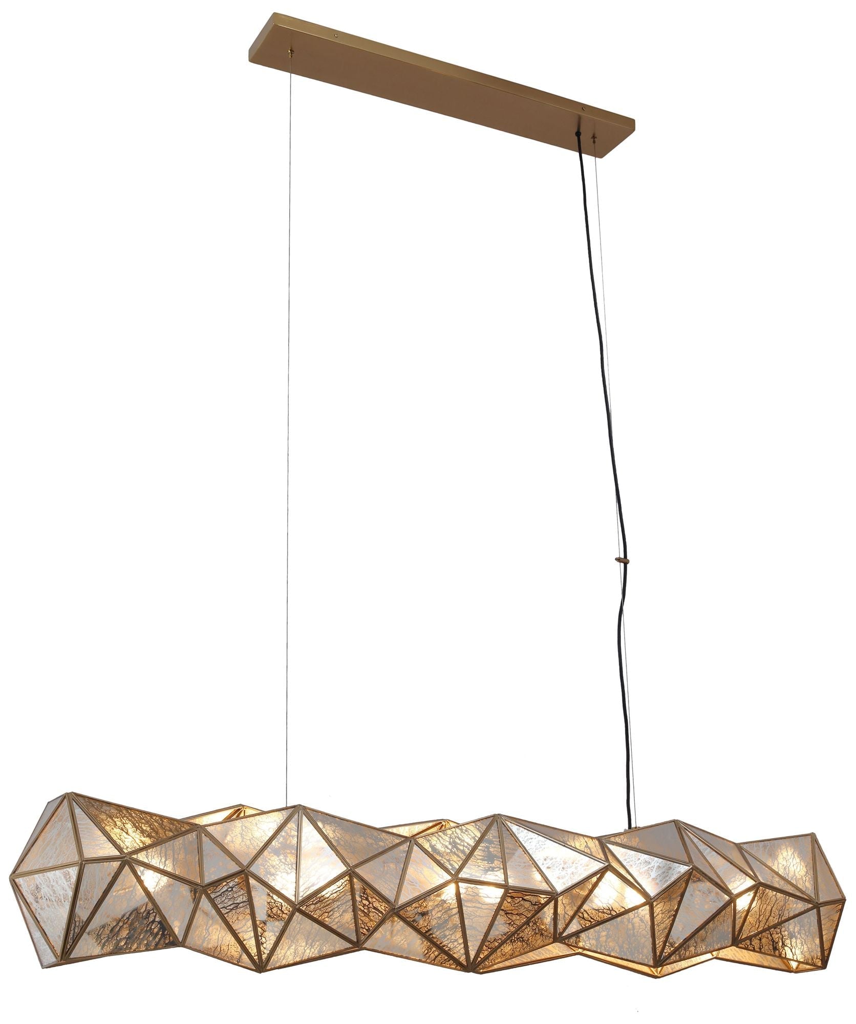 Metropolitan Geo-Gem 8-Light 61.5-in Artisan Chandelier