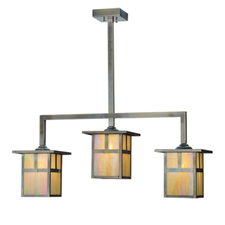 Mission 3-Light 38" Wide Linear Pendant