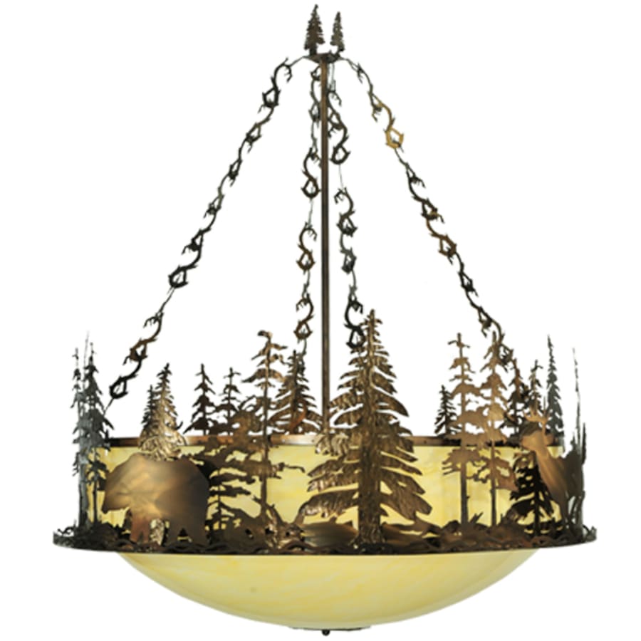 Wildlife 10-Light 62" Wide Pendant