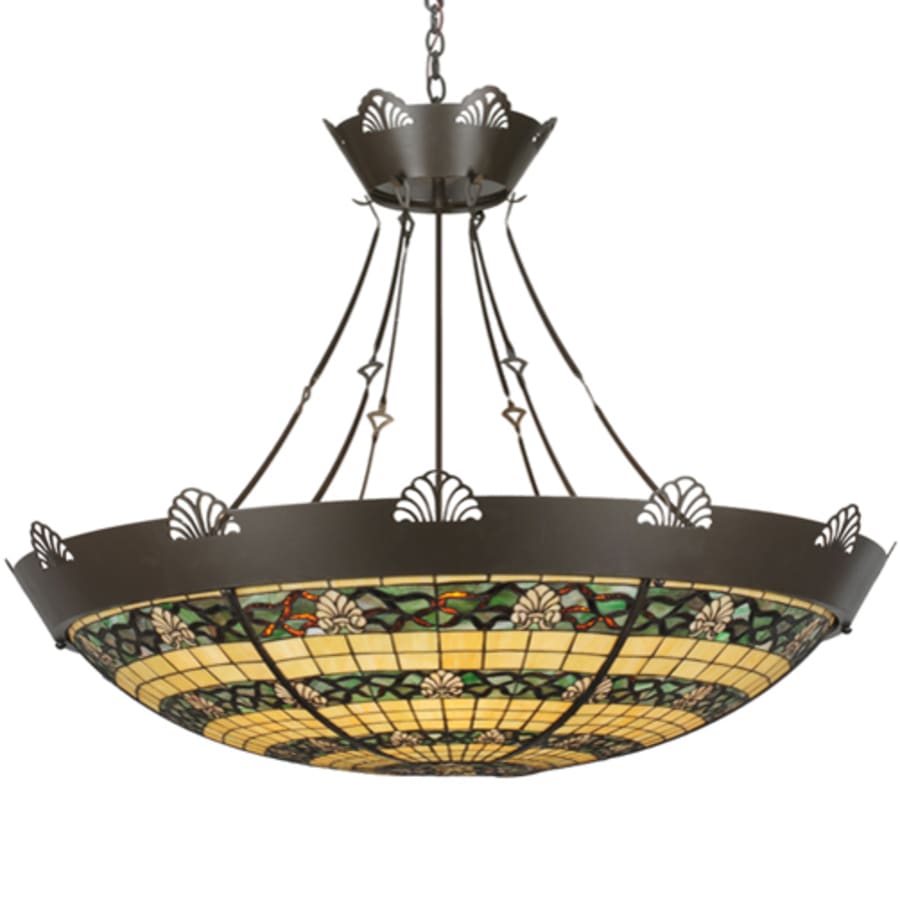 Shell and Ribbon 8-Light 48" Wide Pendant