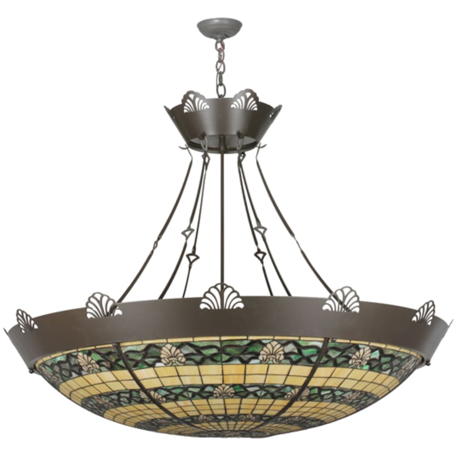 Shell and Ribbon 8-Light 48" Wide Pendant