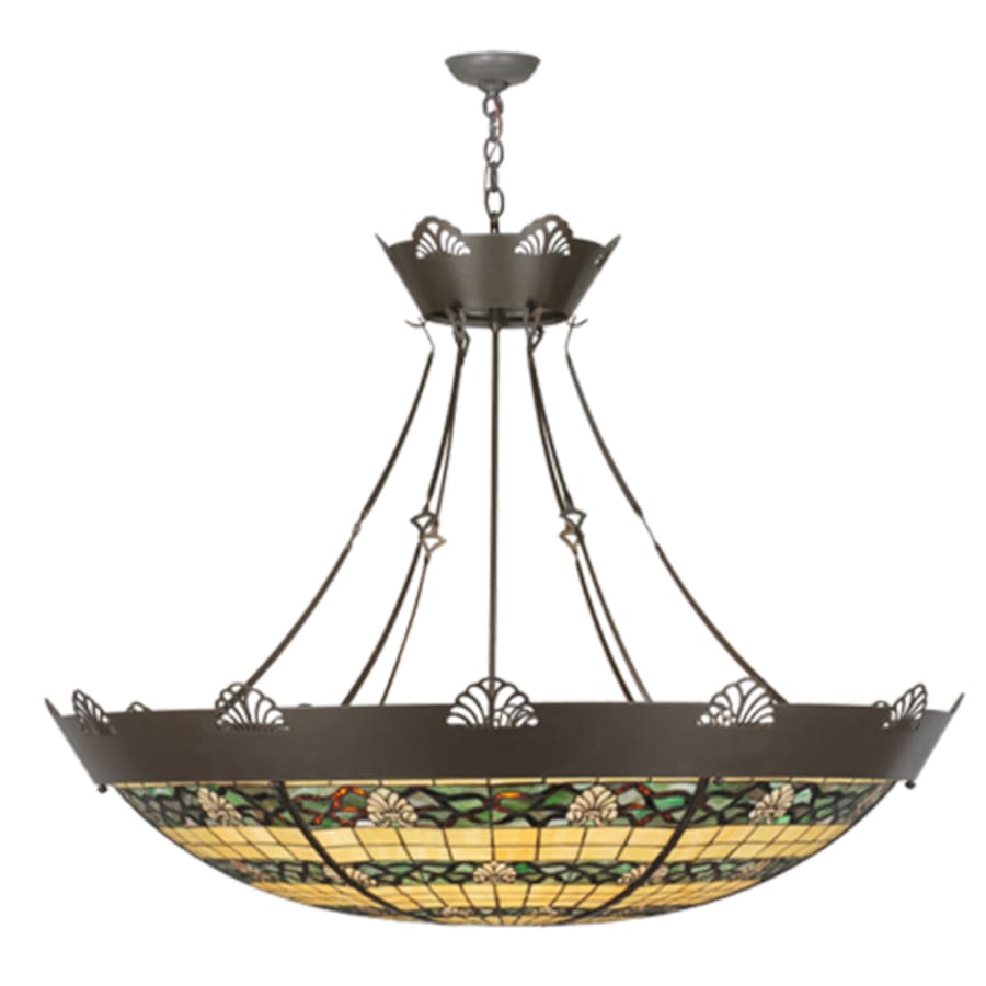 Shell and Ribbon 8-Light 48" Wide Pendant