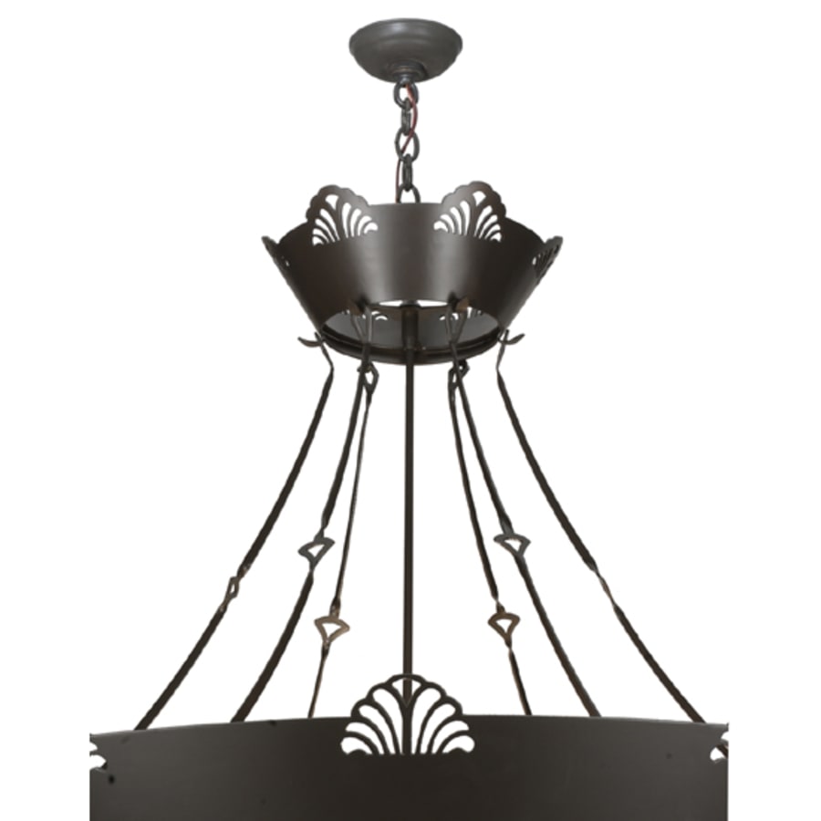 Shell and Ribbon 8-Light 48" Wide Pendant