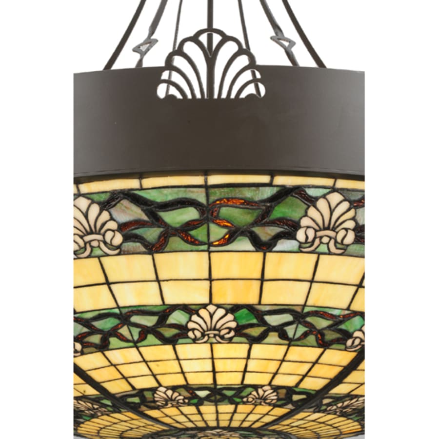 Shell and Ribbon 8-Light 48" Wide Pendant