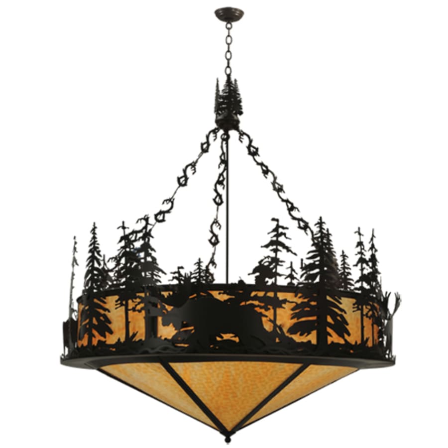 Moose At Dusk 6-Light 56" Wide Pendant