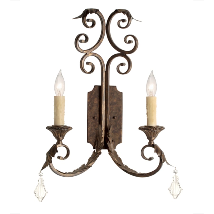 Serratina 2-Light 23" Tall Wall Sconce