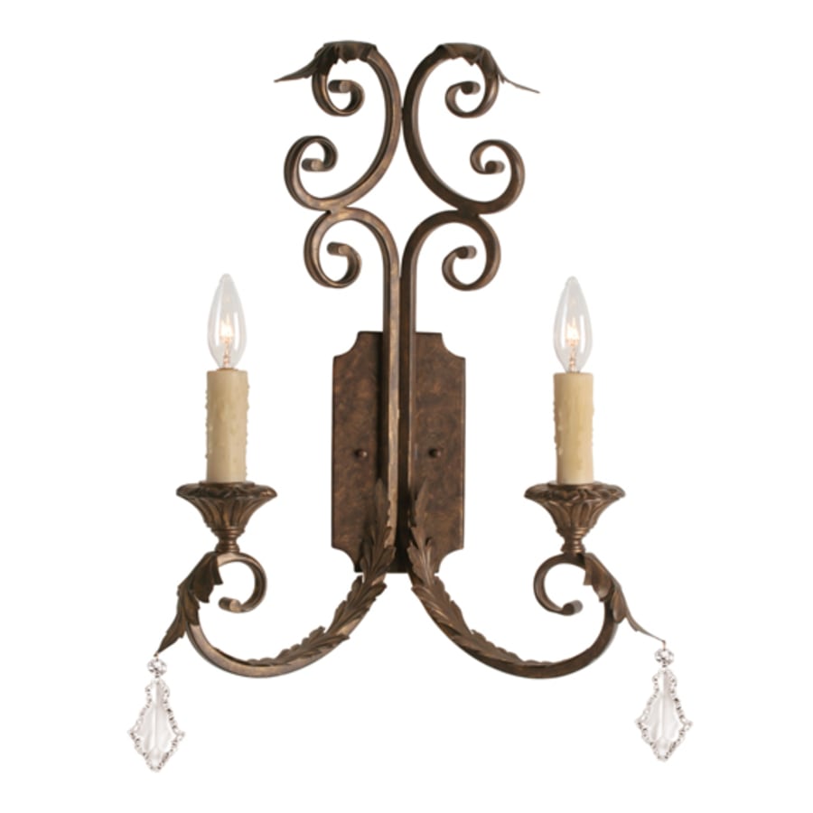 Serratina 2-Light 26" Tall Wall Sconce