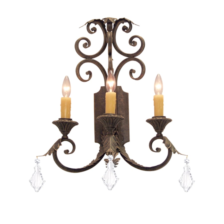 Serratina 3-Light 26" Tall Wall Sconce